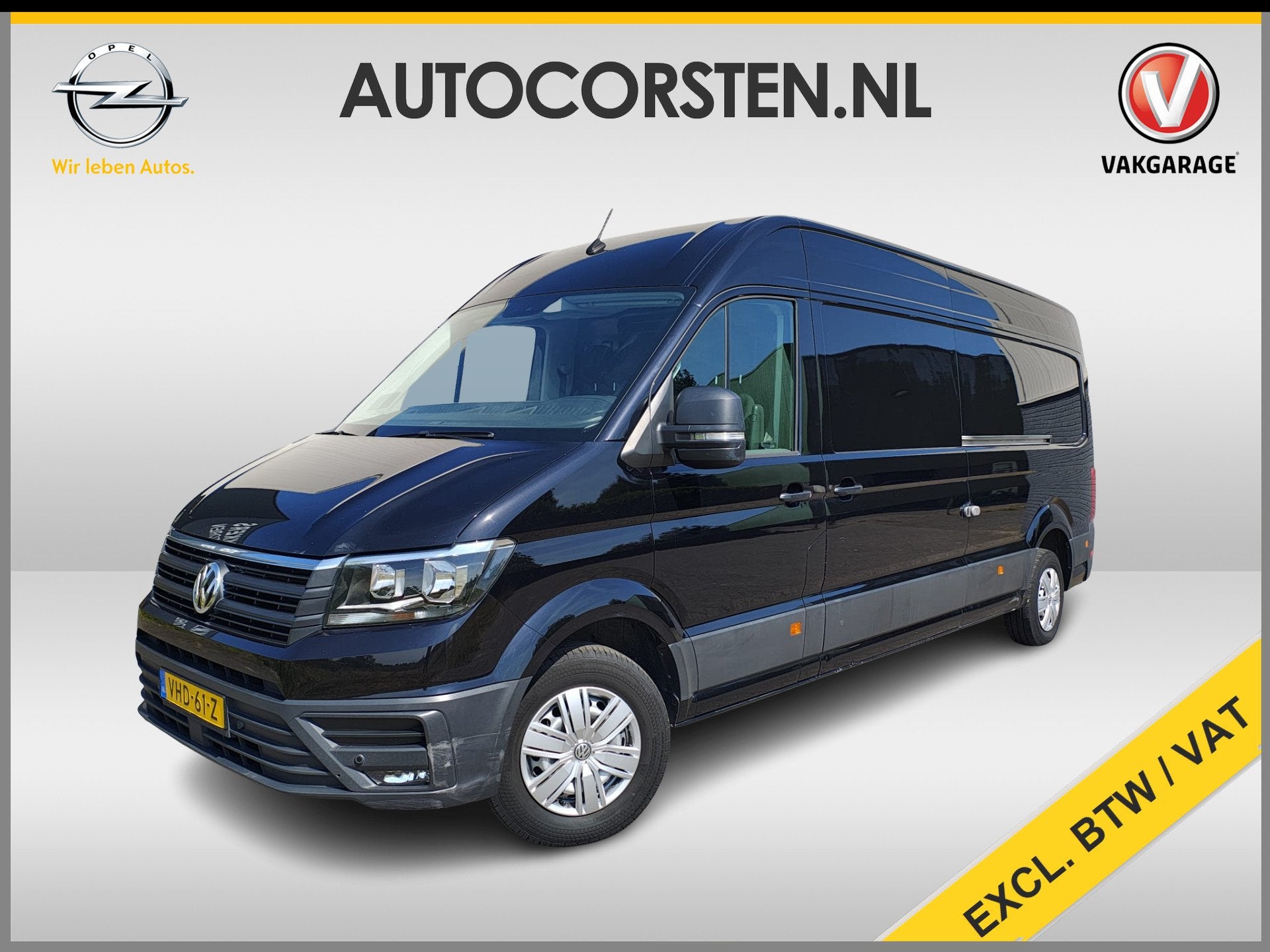 Volkswagen Crafter 35 2.0TDI 141pk AUT-6 L4 H3 2X Schuifdeur, Stof, Gebruikt, 4 cilinders, Volkswagen