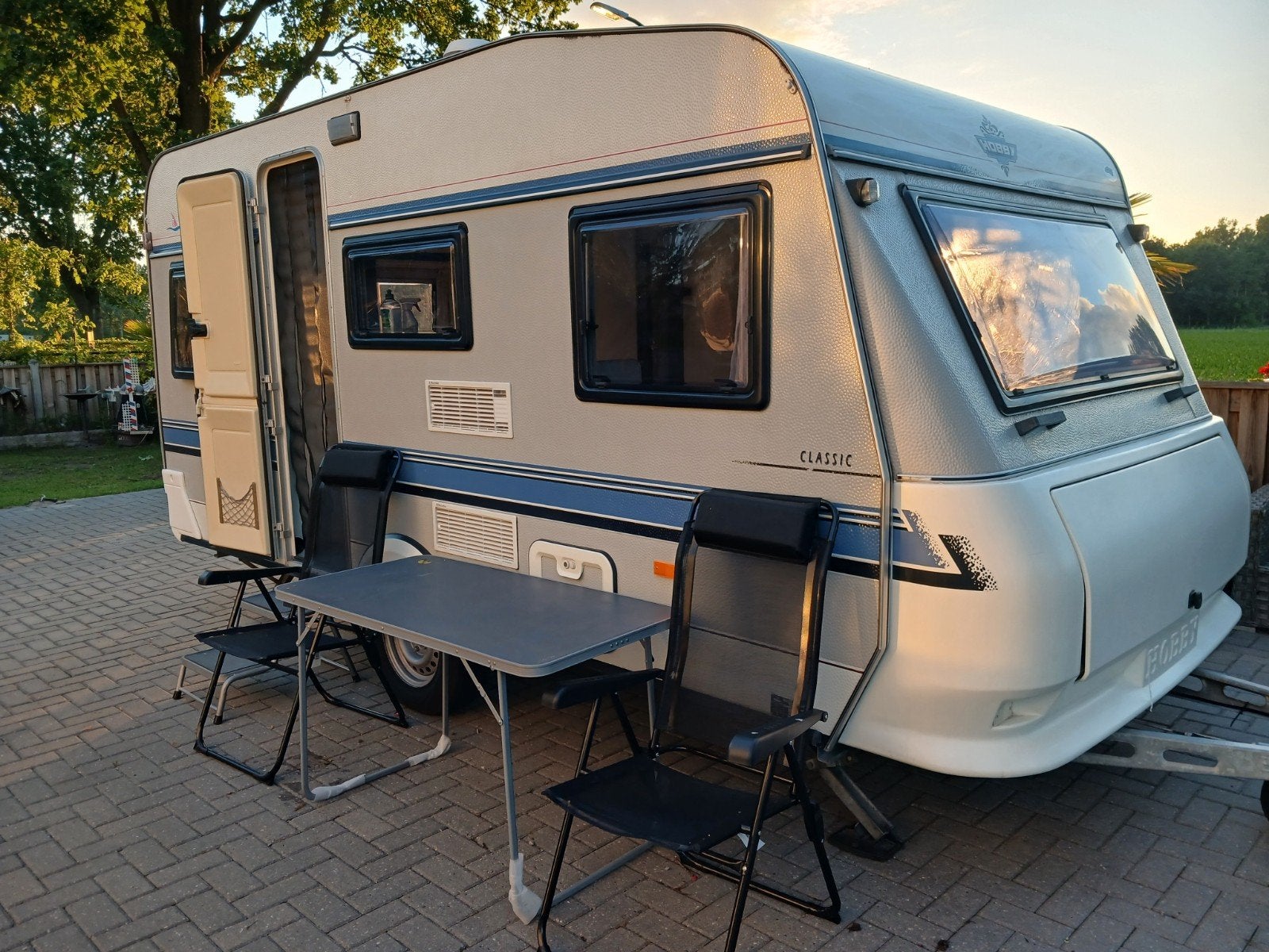Hobby caravan uit '95 in goede staat, Caravans en Kamperen, Caravans, Bedrijf, Hobby