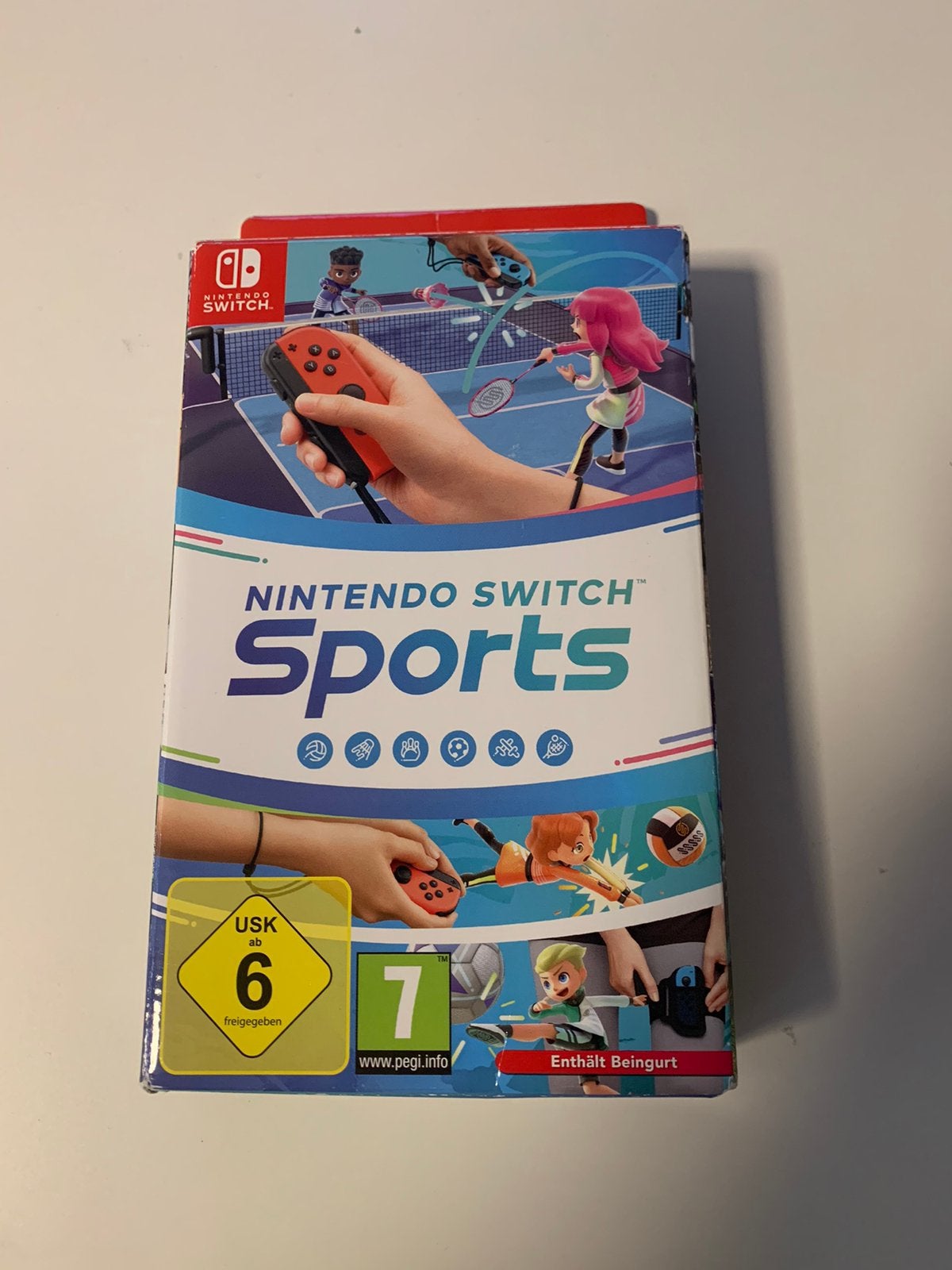 Nintendo Switch Sports + Beenband | Nintendo Switch, Spelcomputers en Games, Games | Nintendo Switch, Ophalen of Verzenden, Zo goed als nieuw
