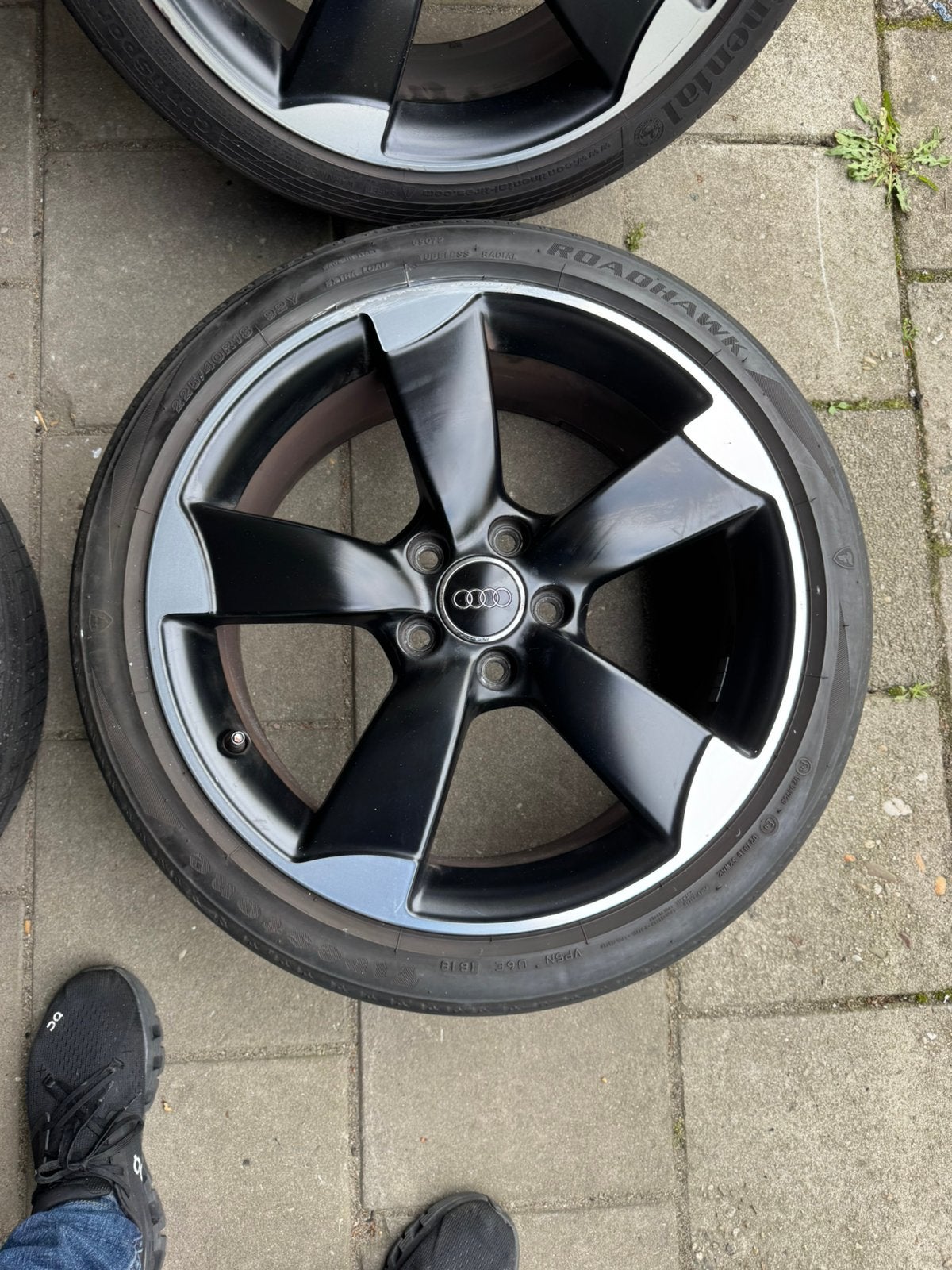Originele Audi A3 S3 S-Line velgen 225 40 18 5x112, 18 inch, Gebruikt, Velg(en), Total car expert