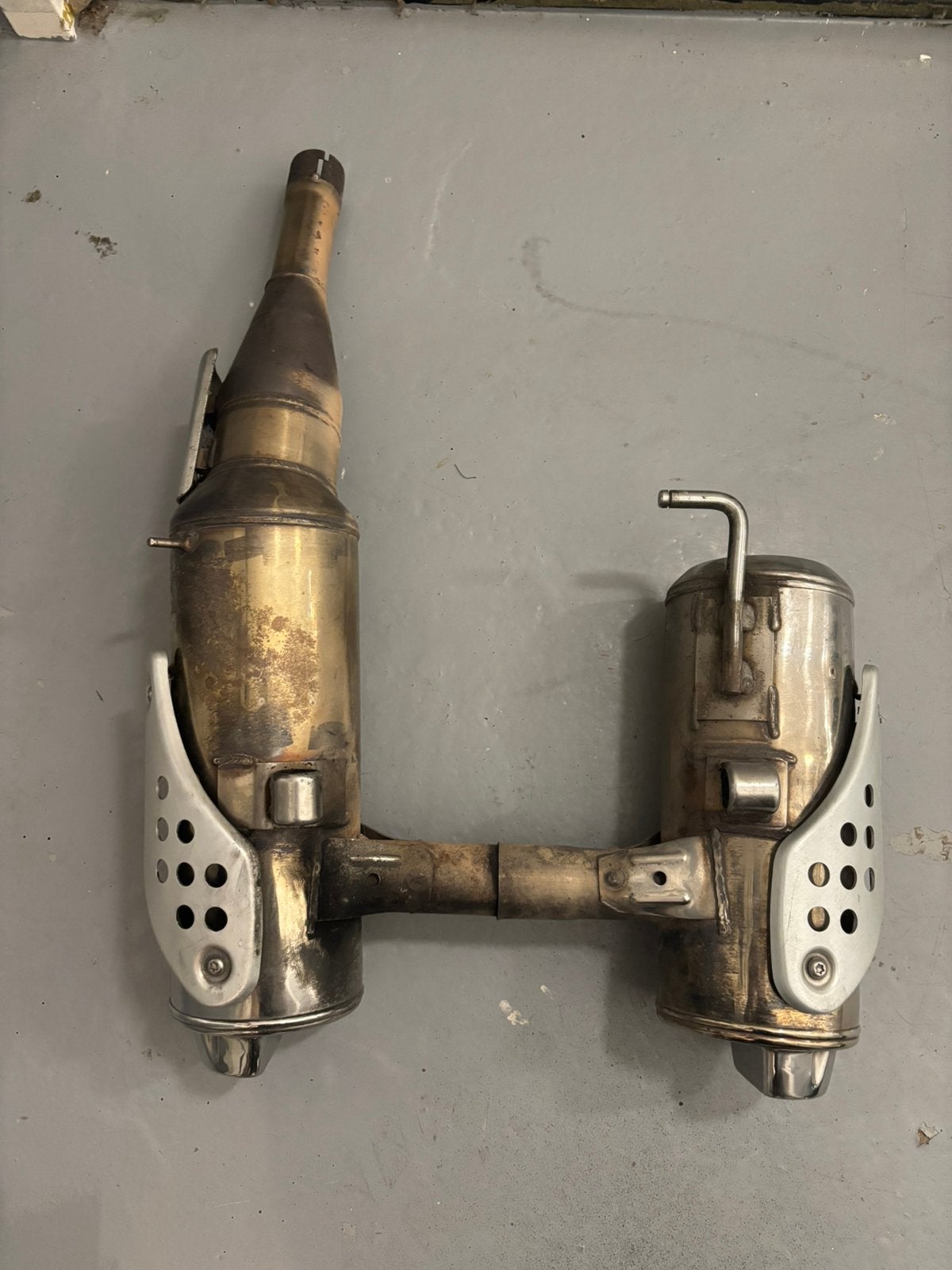 Bmw f 650 uitlaat demper vanaf bj 2000 +, Motoren, Ophalen, Nieuw