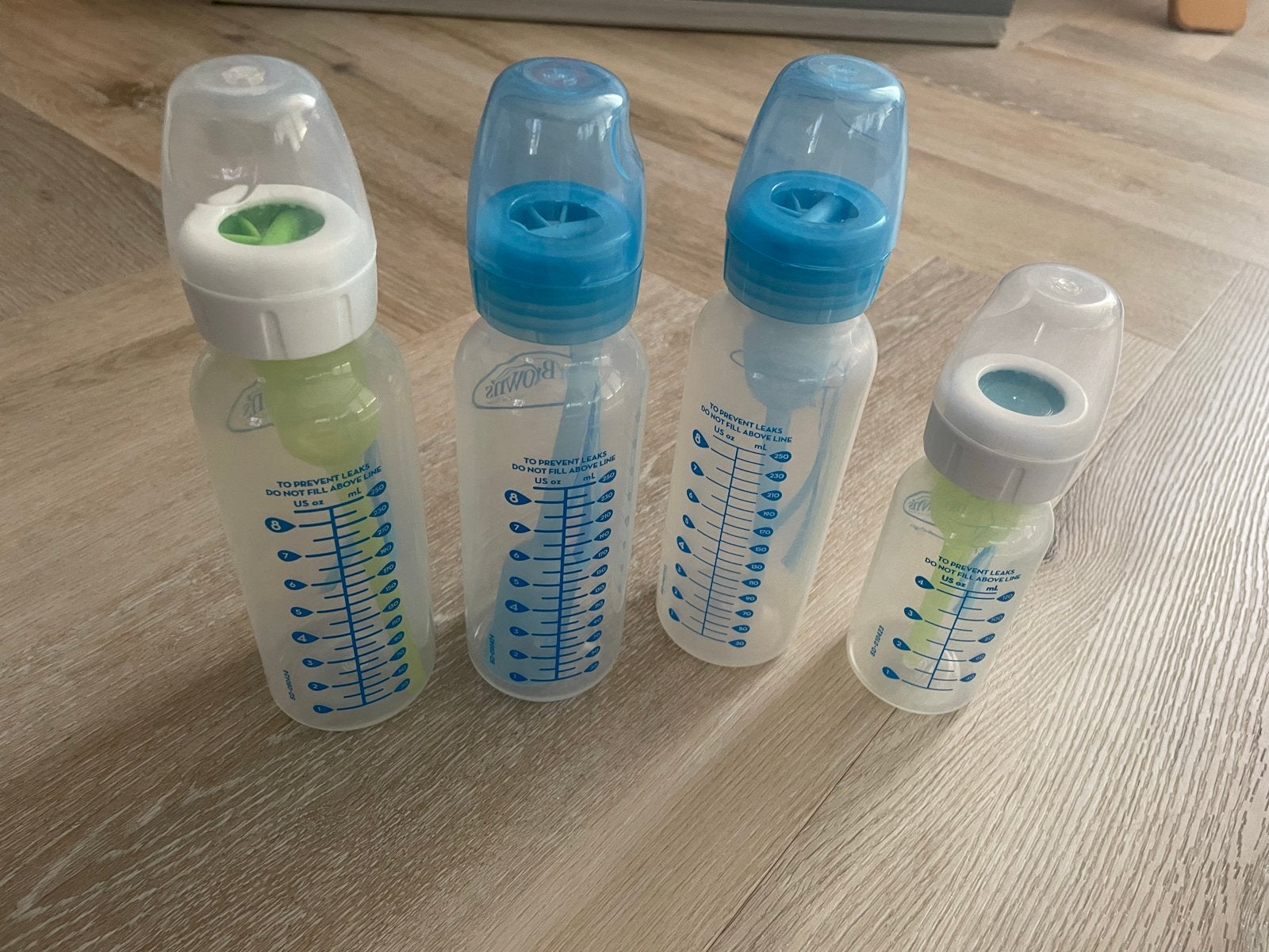 Dr. Brown's flessen (4 stuks), Ophalen of Verzenden, Gebruikt, Overige typen