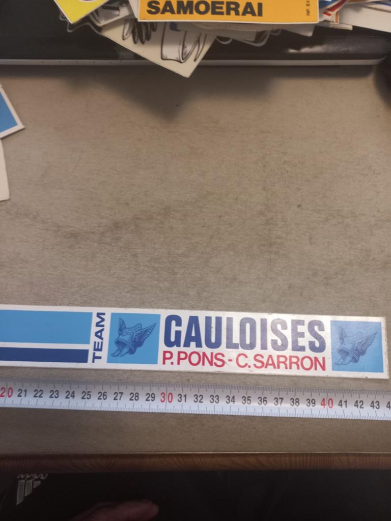 Team gauloises p pons c sarron, Verzamelen, Ophalen of Verzenden, Zo goed als nieuw