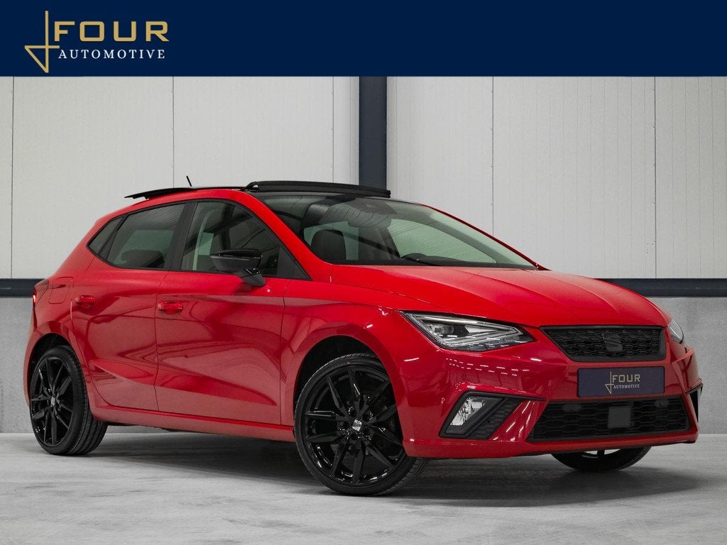 SEAT Ibiza 1.0 EcoTSI | Panoramadak| Black edition | LED | C, Auto's, Seat, Voorwielaandrijving, Stof, Gebruikt, Euro 6