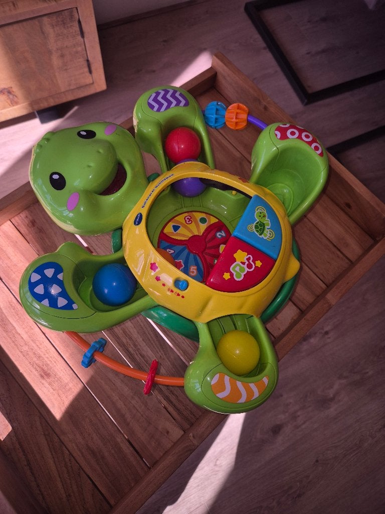 Vitech schildpad, Ophalen, Zo goed als nieuw, 6 maanden tot 2 jaar