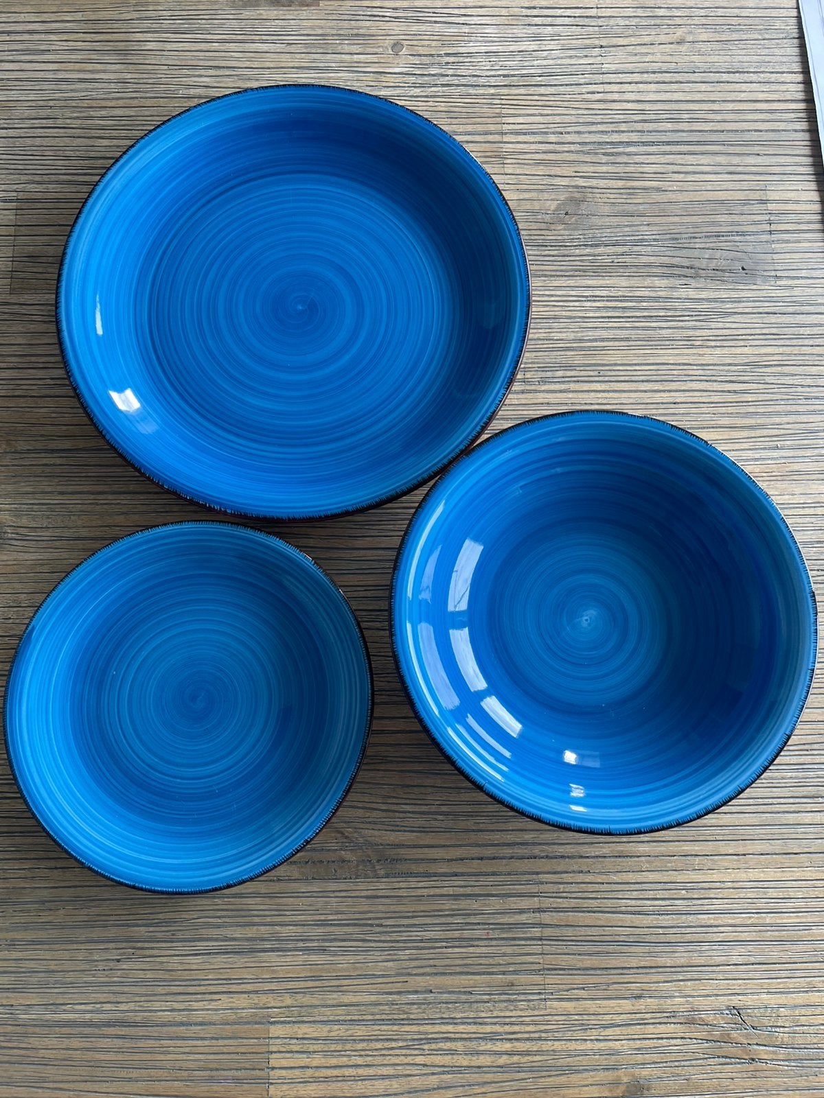 Quid Vita Collectie Servies - 18-delig, Blauw Stoneware, Huis en Inrichting, Ophalen, Steen, Overige merken, Nieuw