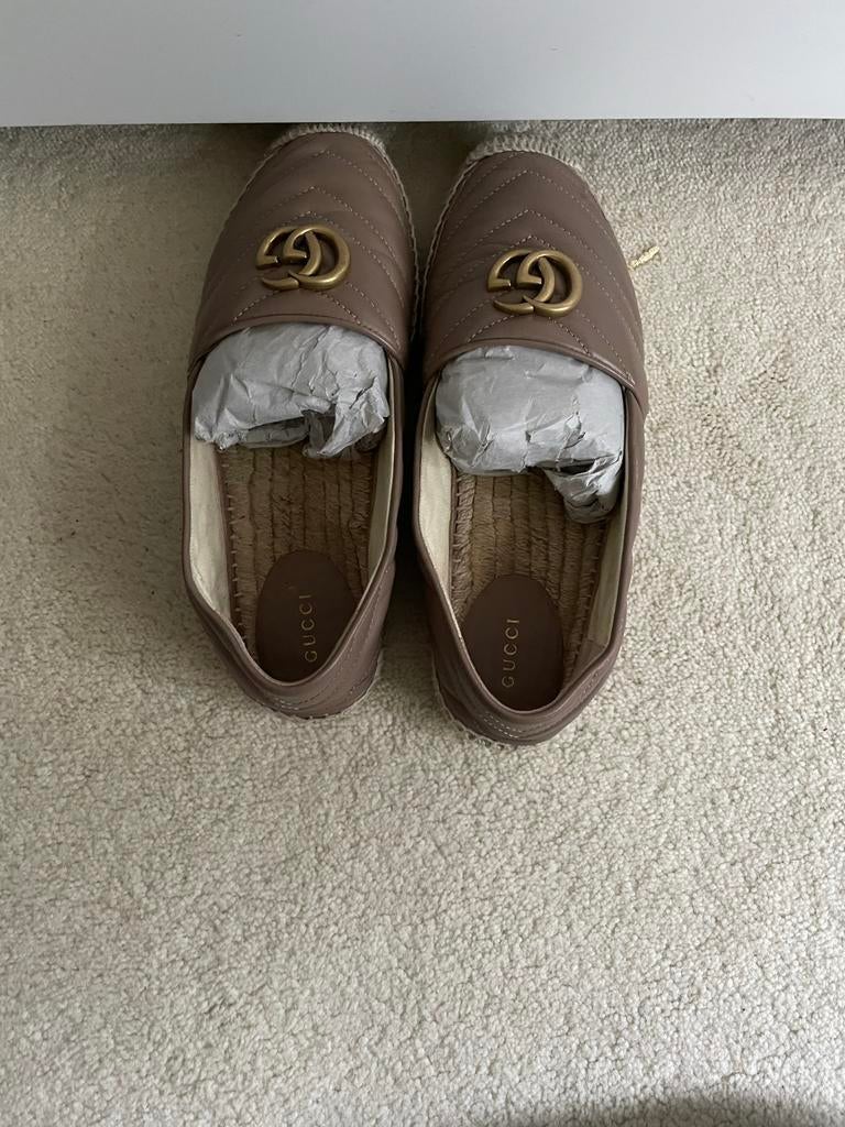 Orginele gucci espadrilles, Kleding | Dames, Schoenen, Ophalen of Verzenden, Zo goed als nieuw, Espadrilles of Moccasins, Roze
