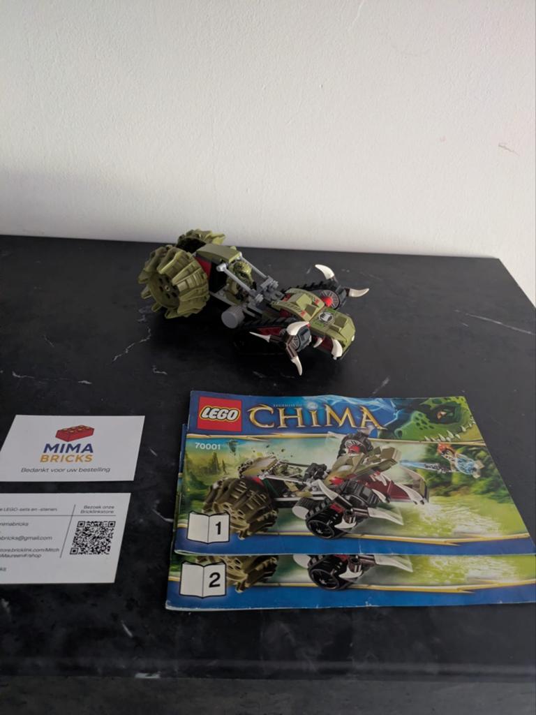 Lego Chima 70001 Crawler compleet met minifiguren, Compleet, Gebruikt, Overige thema's, Lego