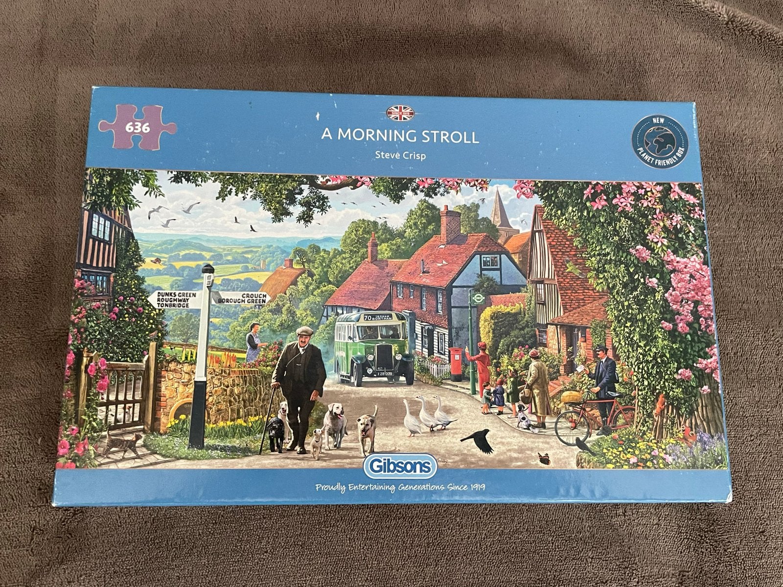 GIBSONS Legpuzzel 'A Morning Stroll' - 636 stukjes, Ophalen of Verzenden, 500 t/m 1500 stukjes, Zo goed als nieuw, Legpuzzel