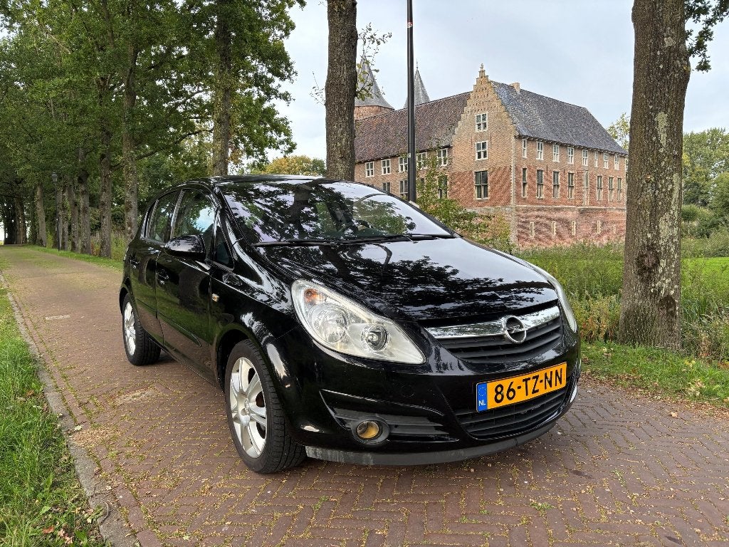 Opel Corsa 1.4 Cosmo 5D Cruise, Climate, Fietsendrager, Auto's, Voorwielaandrijving, 1063 kg, Zwart, 4 cilinders