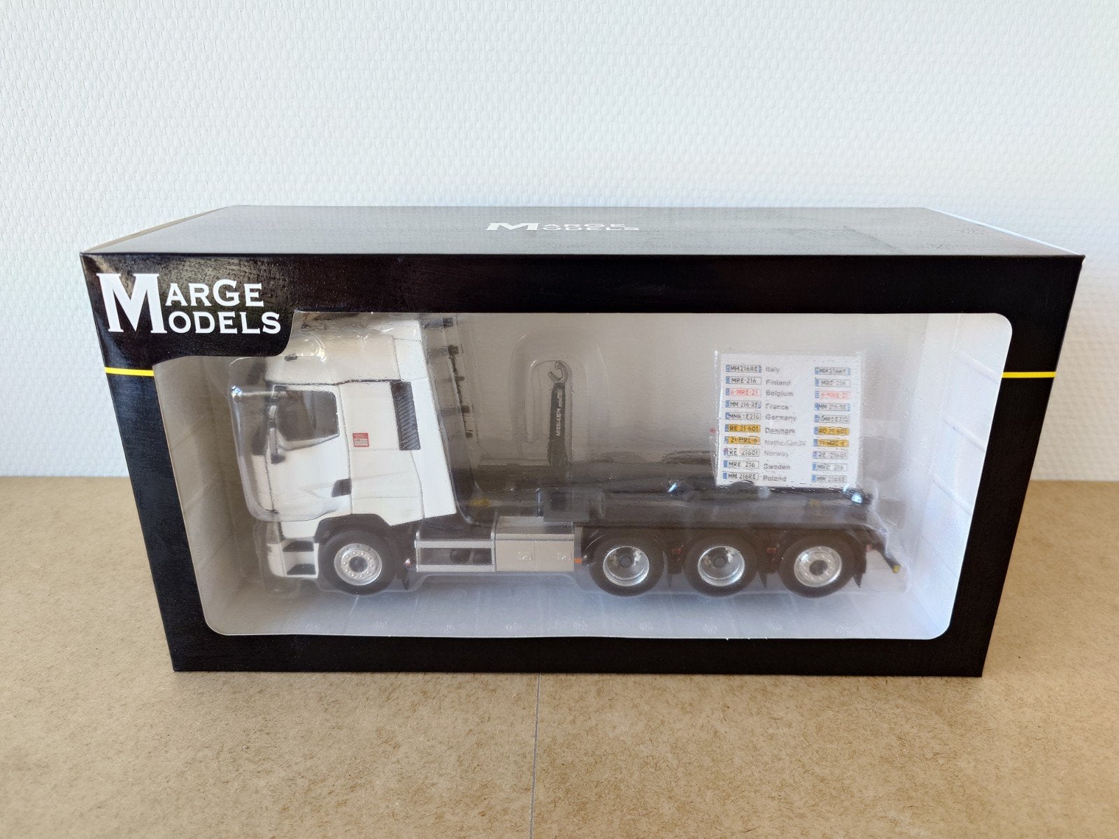 Renault T 8x4 Meiller haakarm 1:32 Marge Models, Ophalen of Verzenden, Nieuw, Tractor of Landbouw, Overige merken