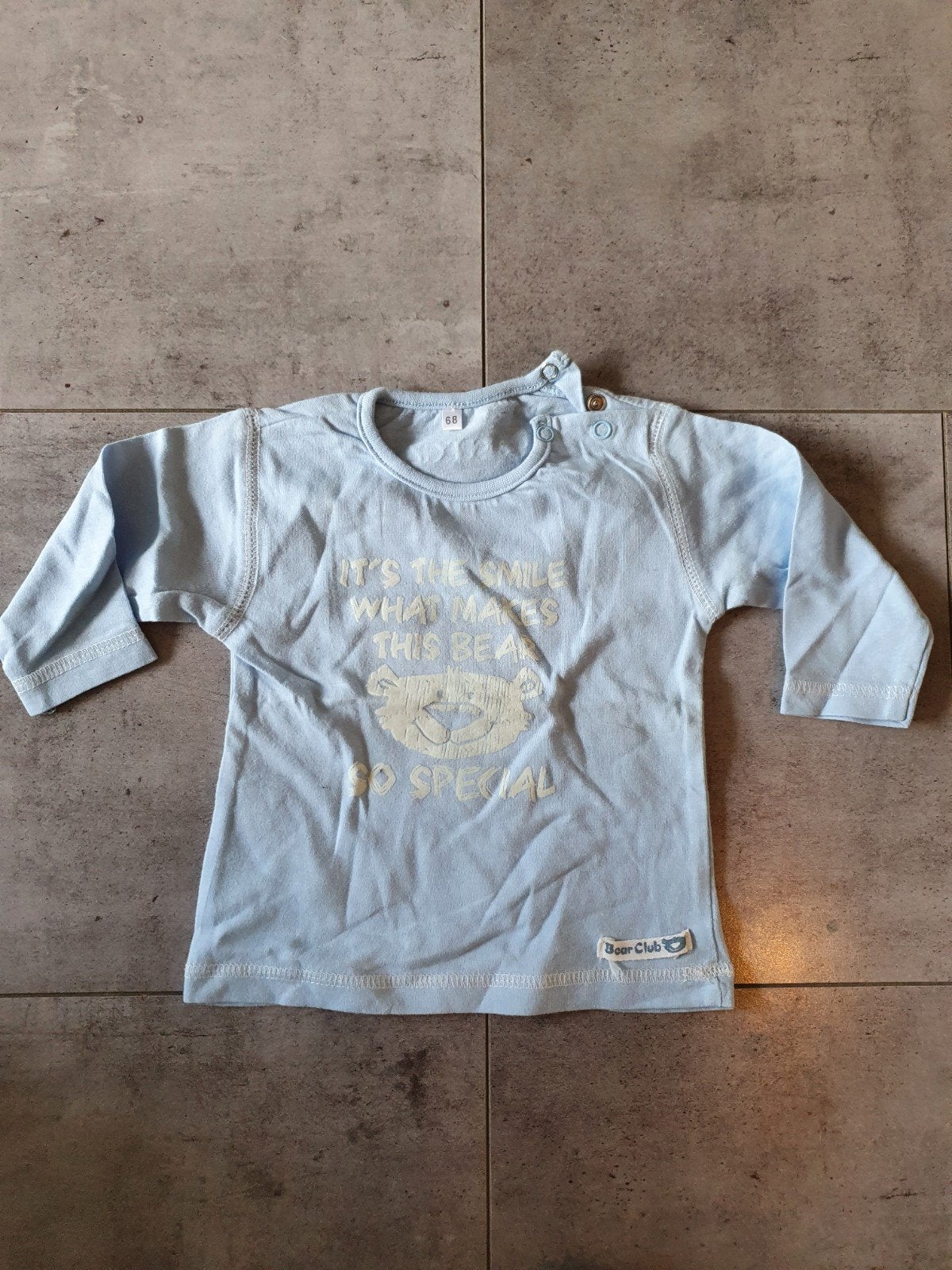 Shirtje maat 68, Kinderen en Baby's, Babykleding | Maat 68, Ophalen of Verzenden, Zo goed als nieuw, Jongetje, Shirtje of Longsleeve