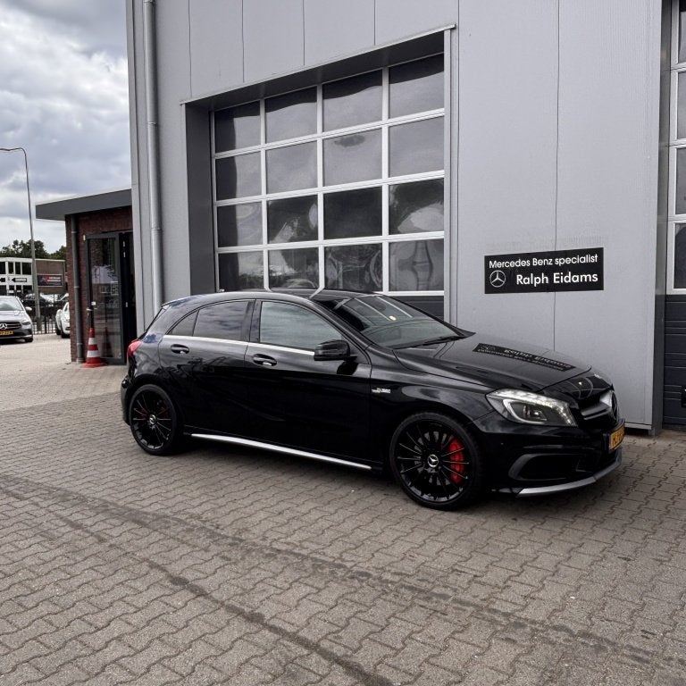 Mercedes-Benz A-Klasse AMG 45 4MATIC Ed. 1 (bj 2013), Auto's, Automaat, Gebruikt, 4 cilinders, Zwart