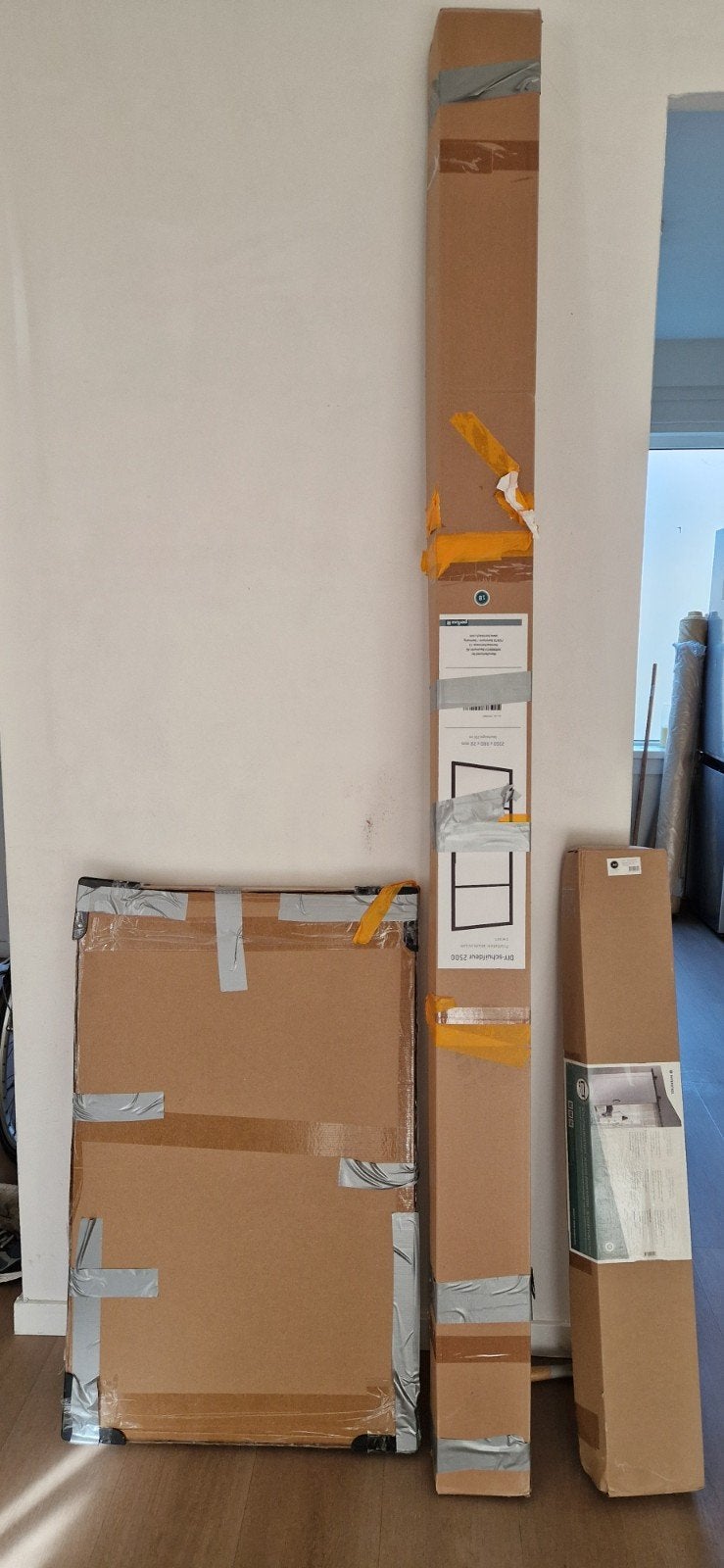 Pertura schuifdeur met Intersteel Basic Top schuifdeursystee, Ophalen, 215 cm of meer, Binnendeur, Nieuw