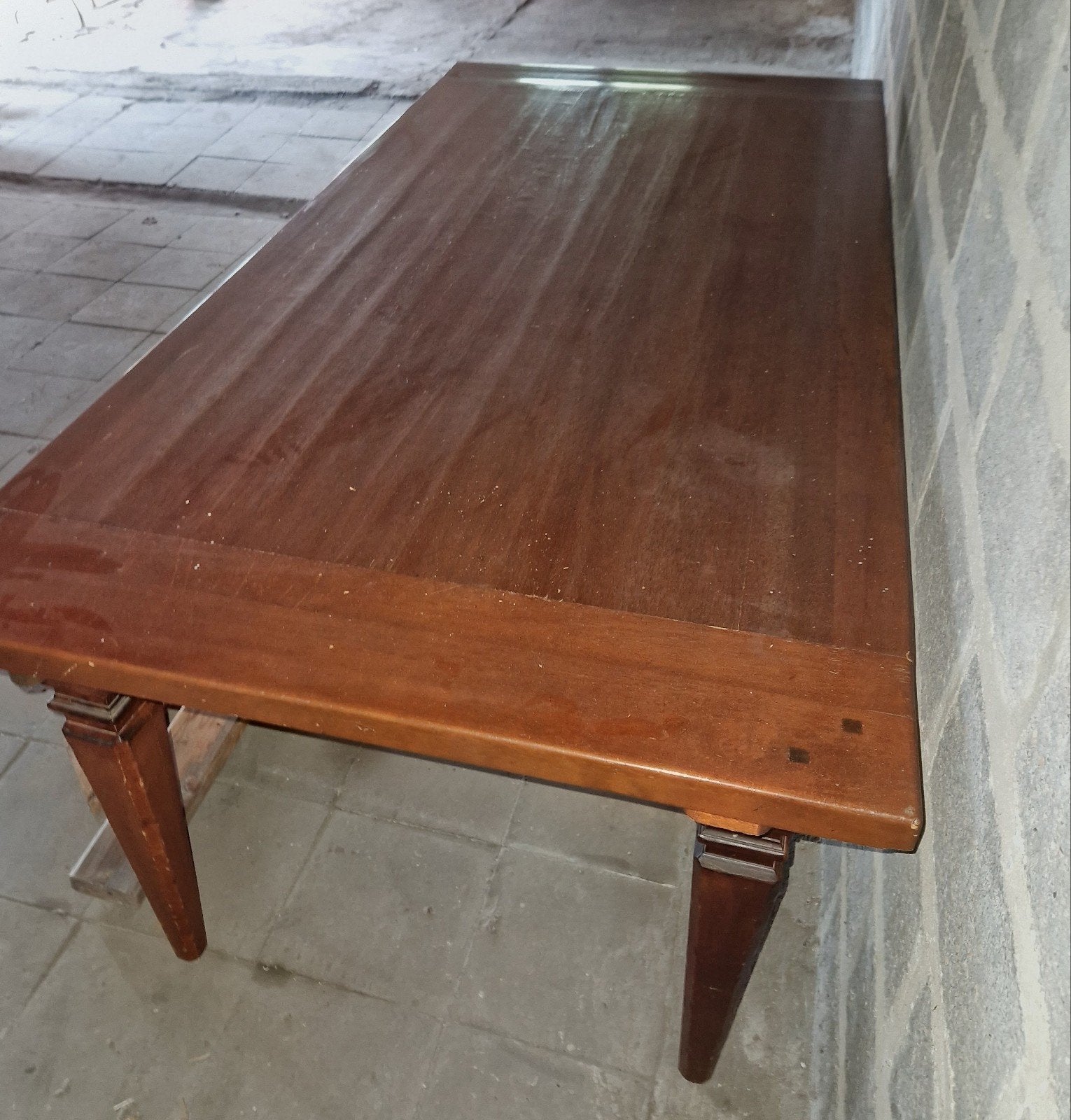 Antieke Franse kloostertafel, Ophalen