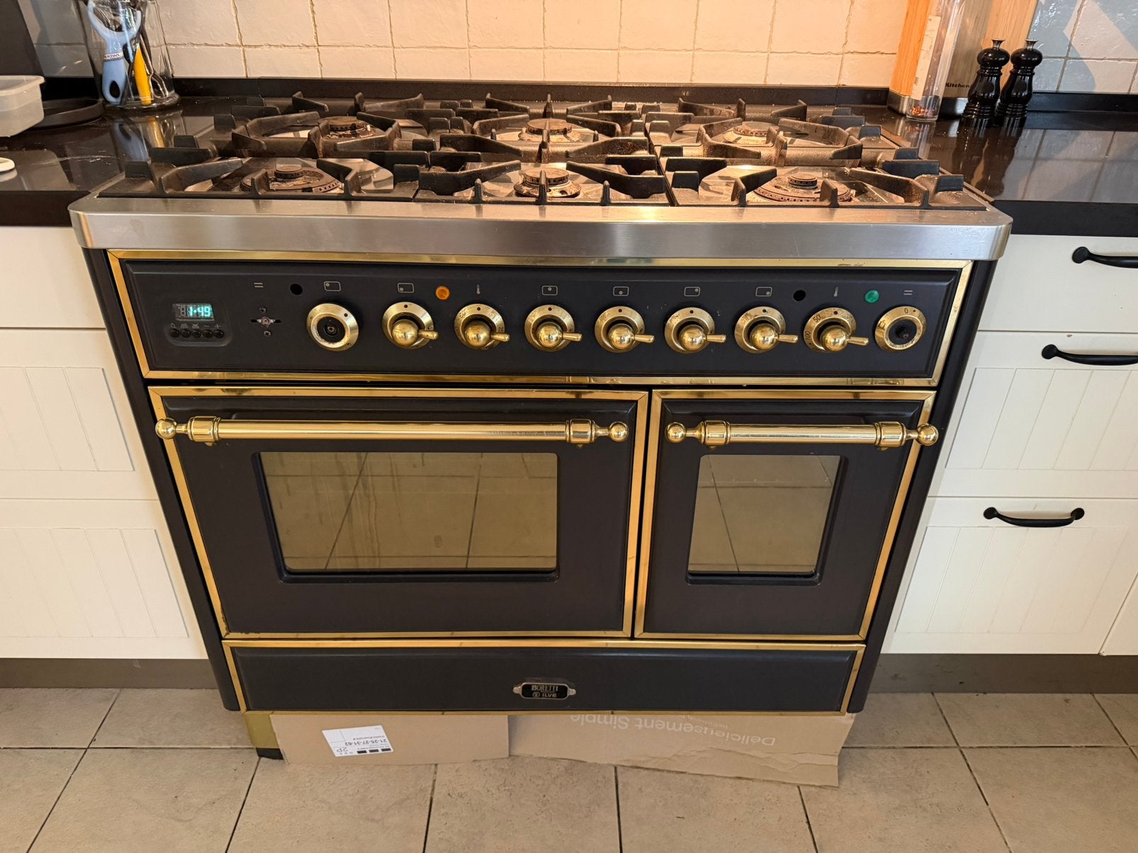 Boretti Ilva Majestic fornuis 100cm opknapper, Ophalen, Gebruikt, 60 cm of meer, Gas