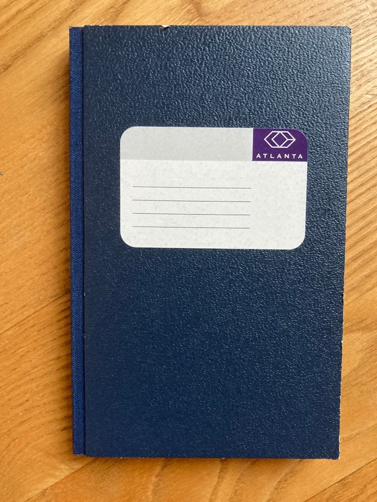 Notitieboek  met alfabet register blauw 10,5 x 16,5 cm nieuw, Diversen, Notitieboeken, Ophalen of Verzenden, Nieuw, A6