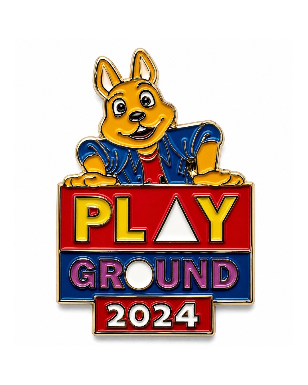Walibi Holland Pin Play Ground, Verzenden, Zo goed als nieuw, Speldje of Pin