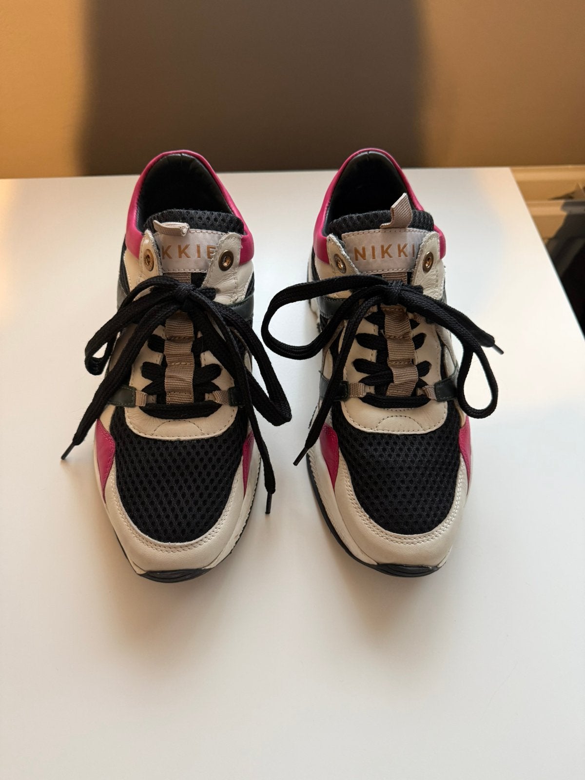 Nikkie sneakers maat 38, Zwart, Ophalen of Verzenden, Sneakers of Gympen, Zo goed als nieuw