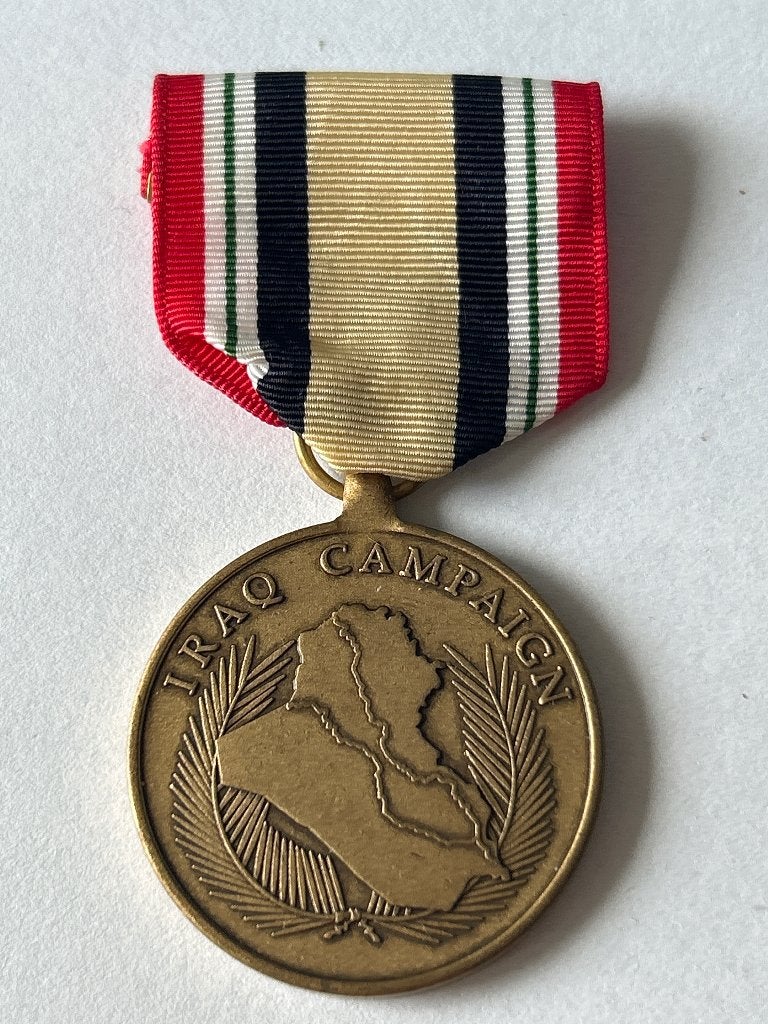 Originele Amerikaanse Iraq Campaign Medal Amerikaanse Leger., Verzenden, Landmacht, Amerika, Embleem of Badge
