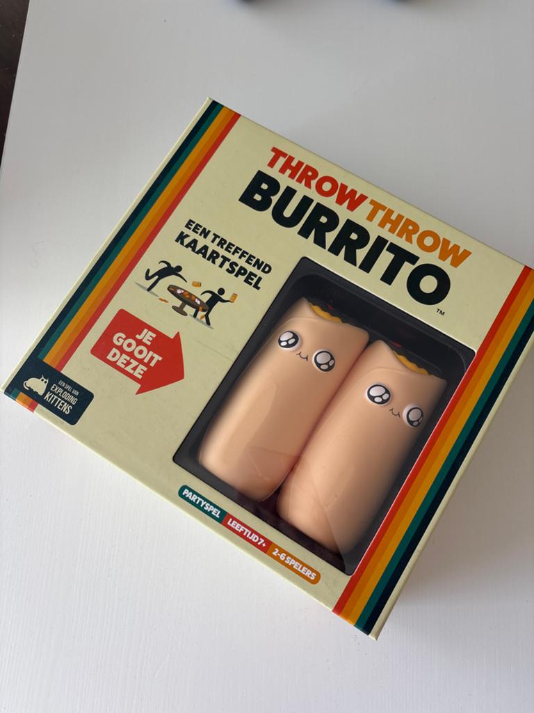 Throw Throw Burrito: Een Treffend Kaartspel, Een of twee spelers, Ophalen of Verzenden, Nieuw