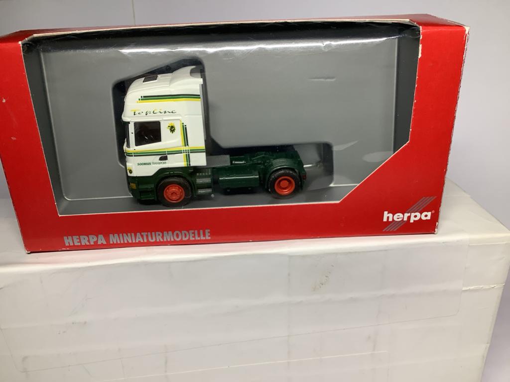Herpa Scania Topline Sooneius Miniatuurmodel Truck, Hobby en Vrije tijd, Modelauto's | 1:87, Ophalen of Verzenden, Zo goed als nieuw