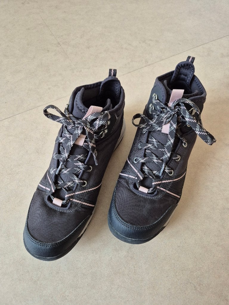 Decathlon Quechua halfhoge wandelschoenen grijs roze EU 39, Ophalen of Verzenden, Zo goed als nieuw, Schoenen