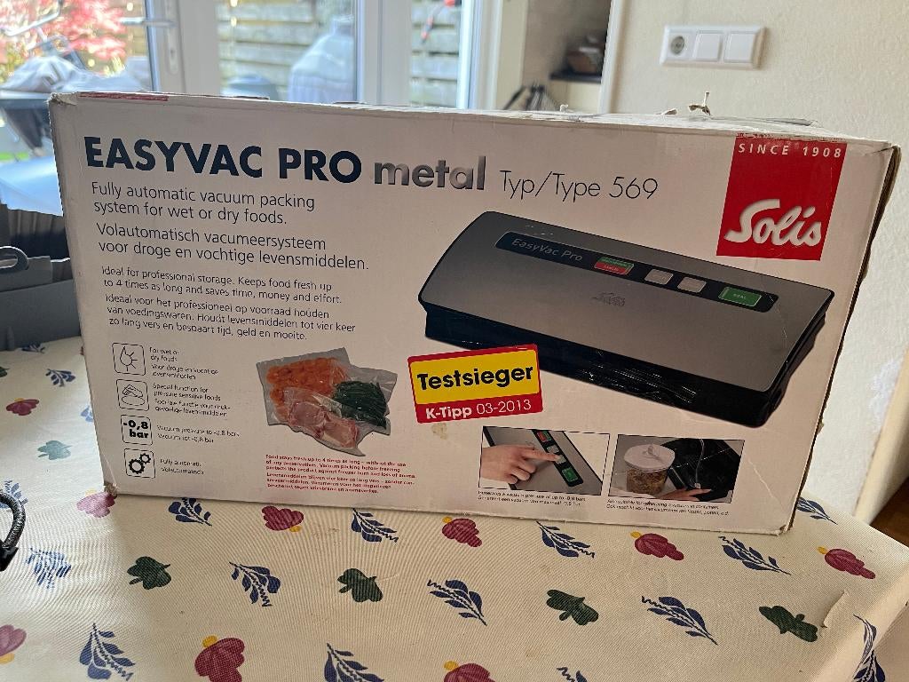 Solis easyvac pro metal type 569, Ophalen of Verzenden, Gebruikt