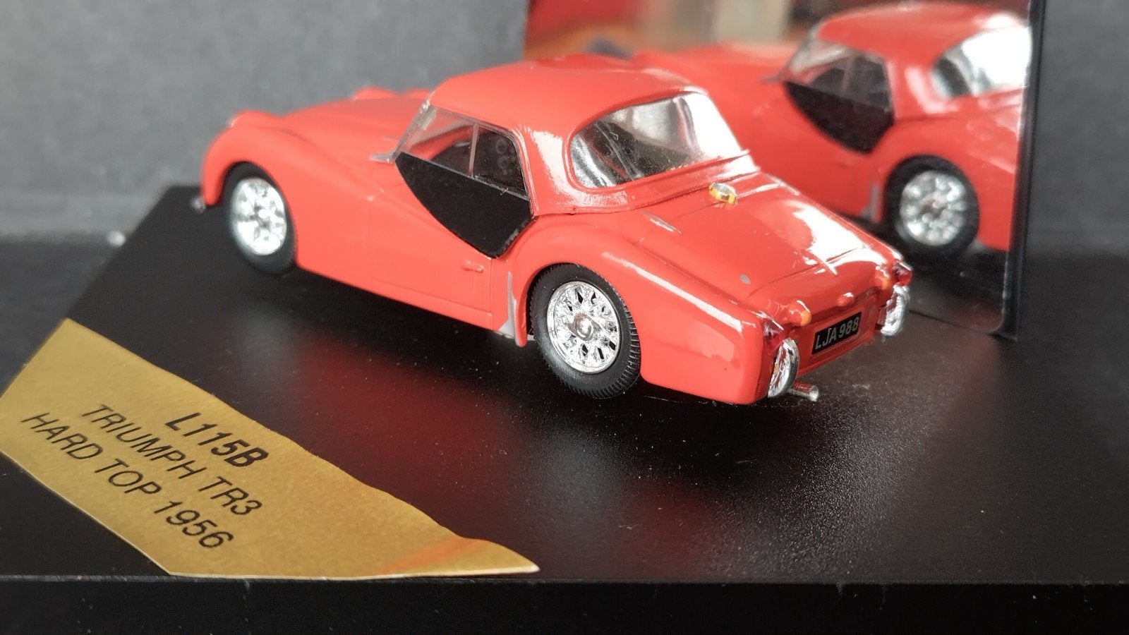 Triumph Tr3 hardtop Red 1:43 Vitesse Pol, Overige merken, Auto, Verzenden, .