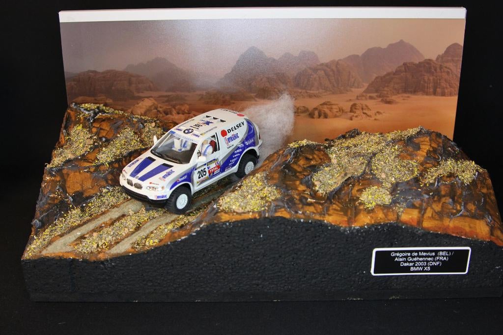 Diorama Paris Dakar 2003 "in the wide open" 1:32, Hobby en Vrije tijd, Modelbouw | Figuren en Diorama's, Nieuw, Diorama, Groter dan 1:35
