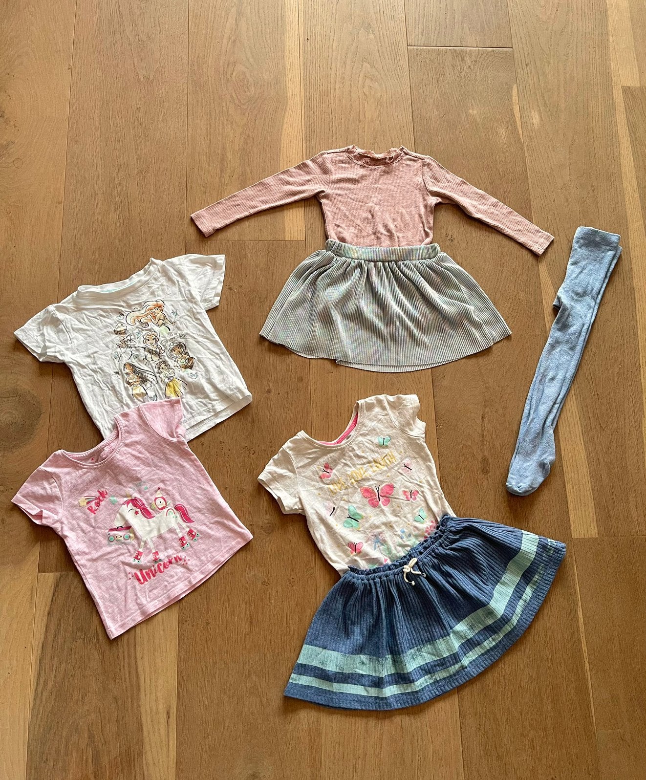 ☀️ Zomer setjes meisje maat 92 🌸 Rokjes, Unicorn, Princess, Ophalen, Gebruikt, Meisje, Jurk of Rok