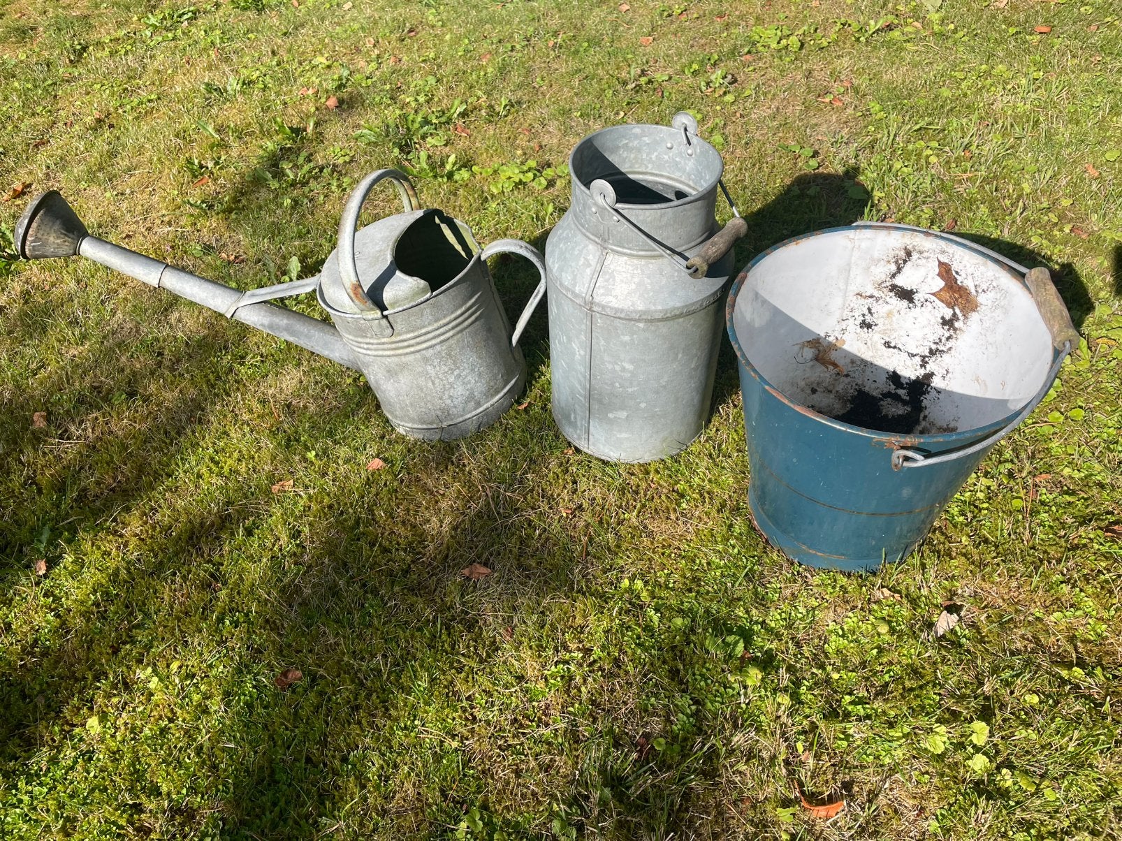 3 vintage, landelijke tuinartikelen, Ophalen, Gebruikt