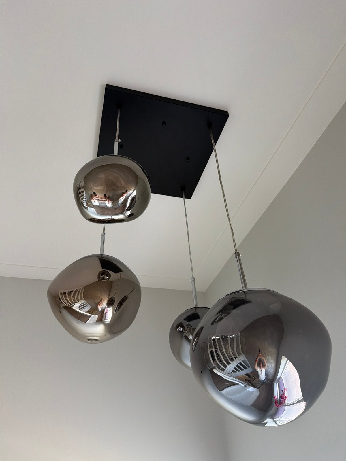 Replica Tom Dixon Melt Hanglamp - Modern Design, Ophalen, Zo goed als nieuw, Kunststof, E27 (groot)