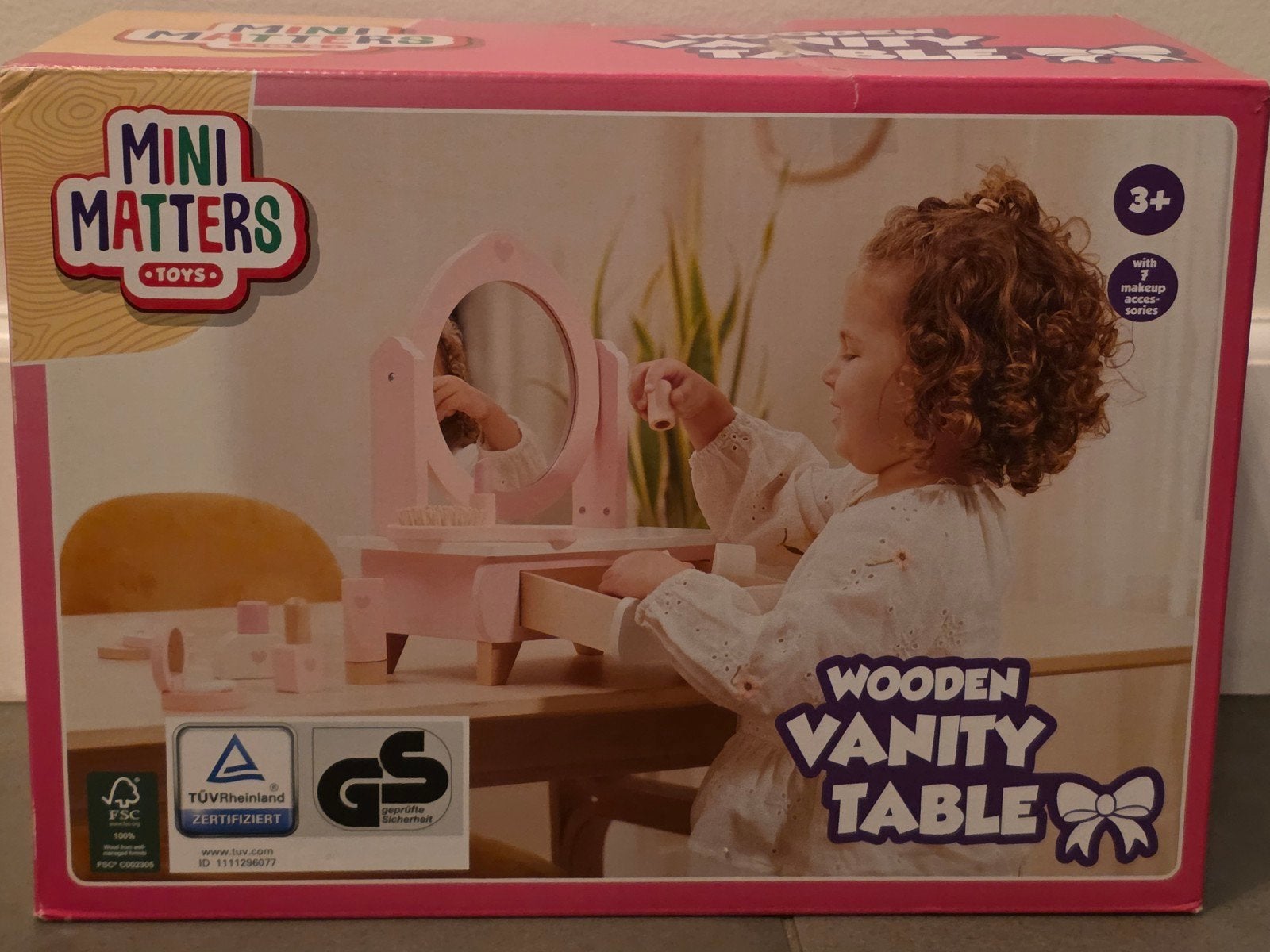 Mini Matters Houten Kaptafel met Accessoires, Ophalen, Nieuw, Meisje
