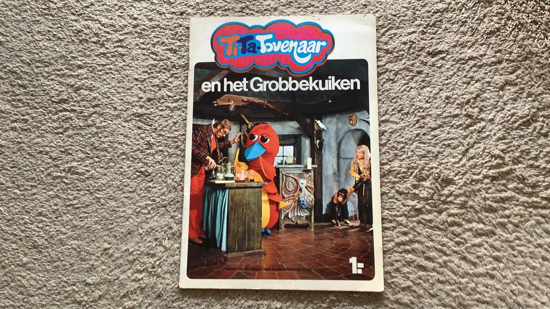 Ti-Ta-Tovenaar en het Grobbekuiken. Compleet + poster, Ophalen of Verzenden, Gelezen, Plaatjesalbum