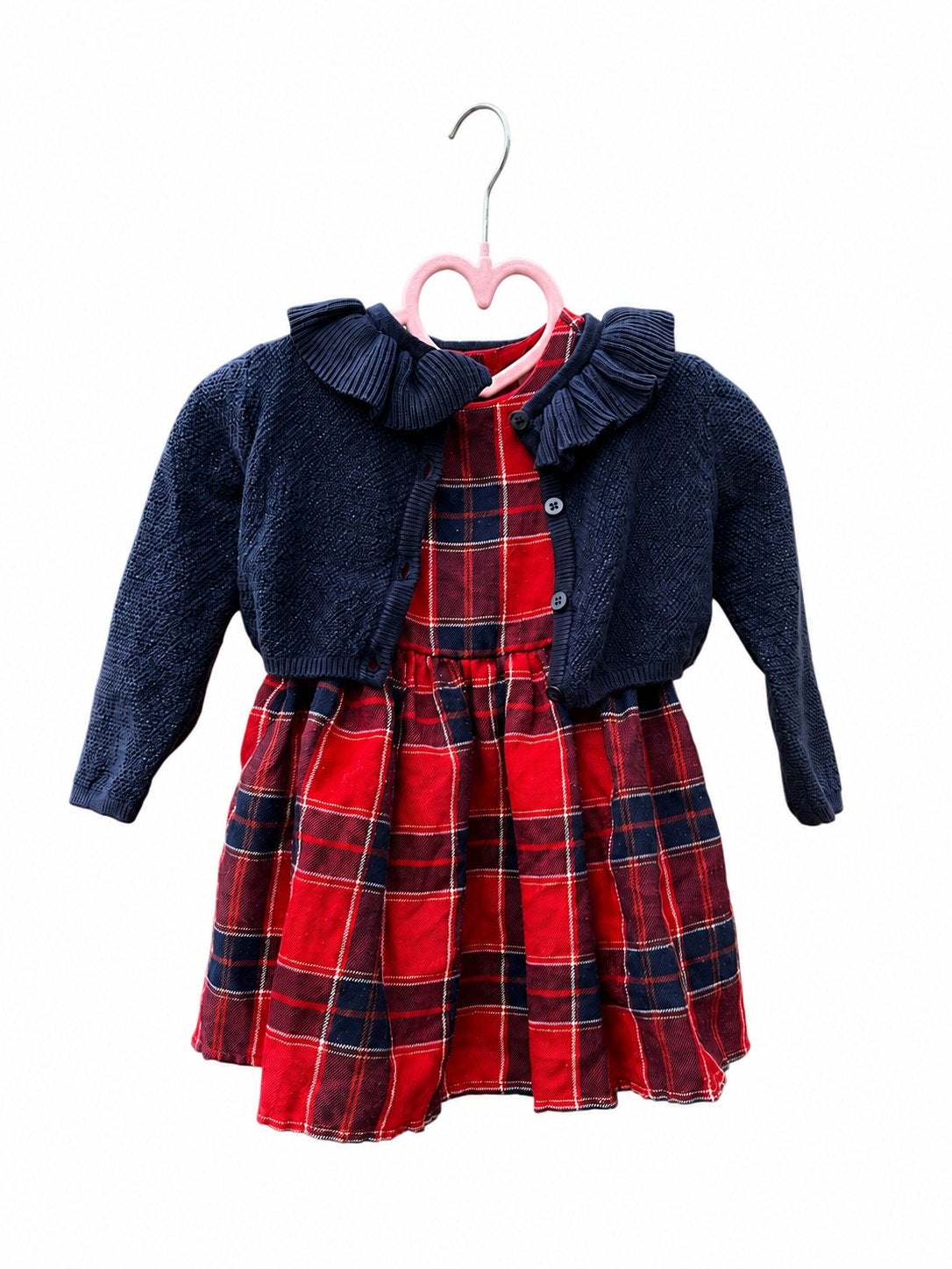 Baby jurk maat 74, Kinderen en Baby's, Babykleding | Maat 80, Ophalen of Verzenden, Gebruikt, Meisje, Jurkje of Rokje