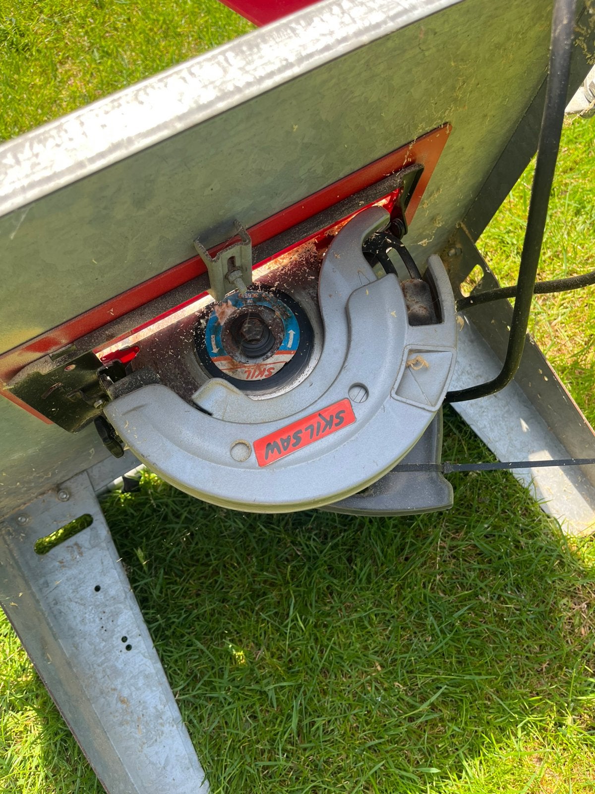 Skil zaagtafeltje cirkelzaag, Ophalen, Gebruikt, Cirkelzaag, 600 tot 1200 watt