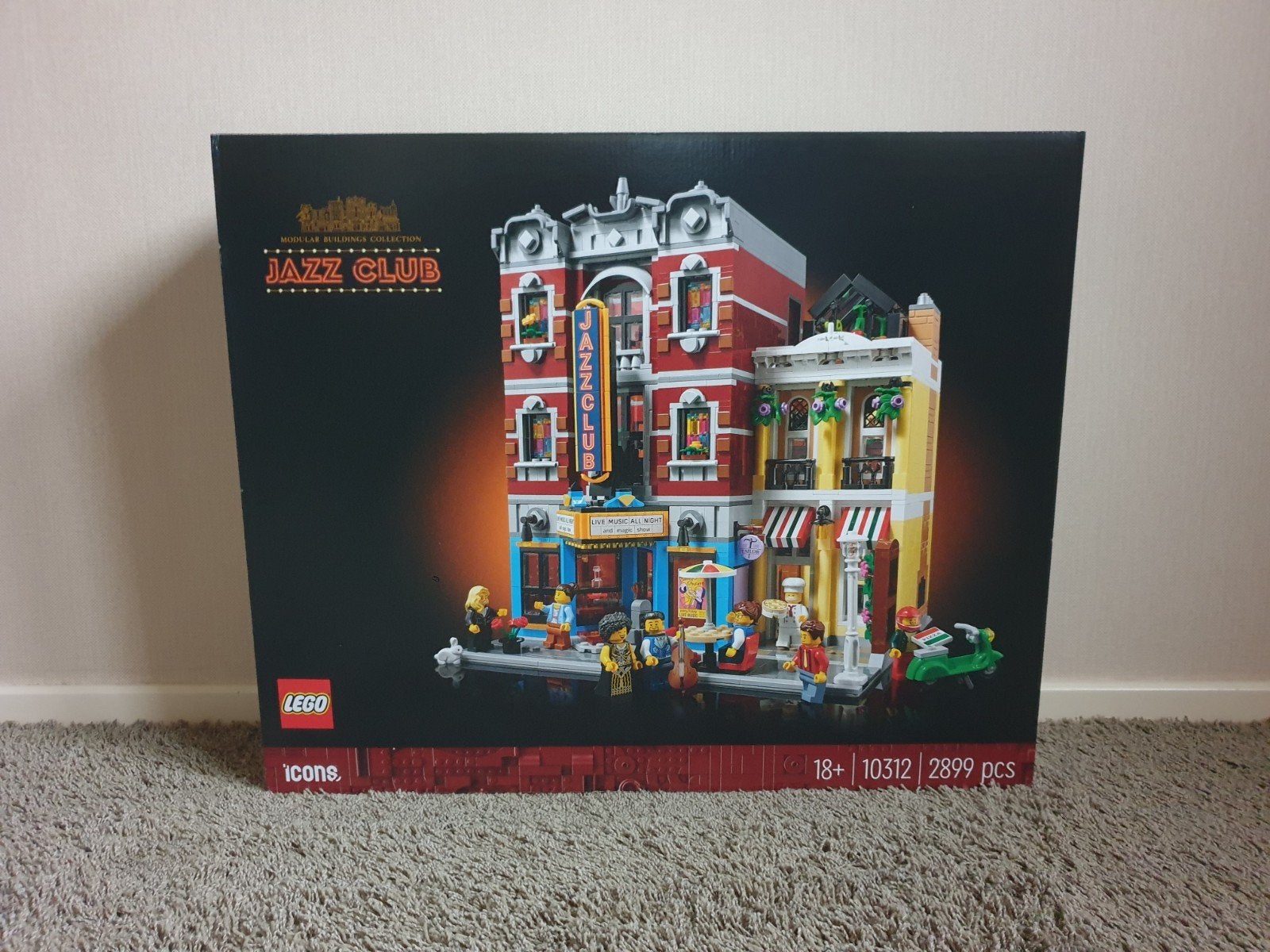 Lego Modulair Icons Jazzclub 10312, Ophalen of Verzenden, Nieuw