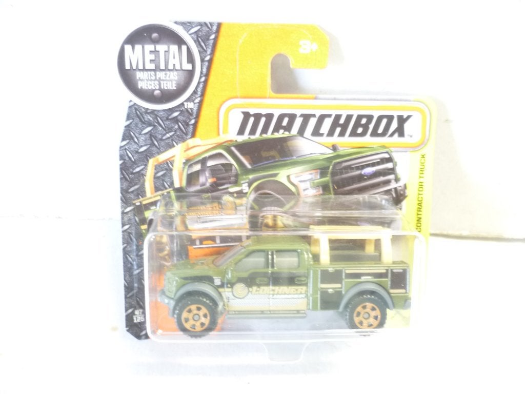 Matchbox 2016 Ford F 150 Contractor Truck modelauto, Ophalen of Verzenden, Nieuw, Auto