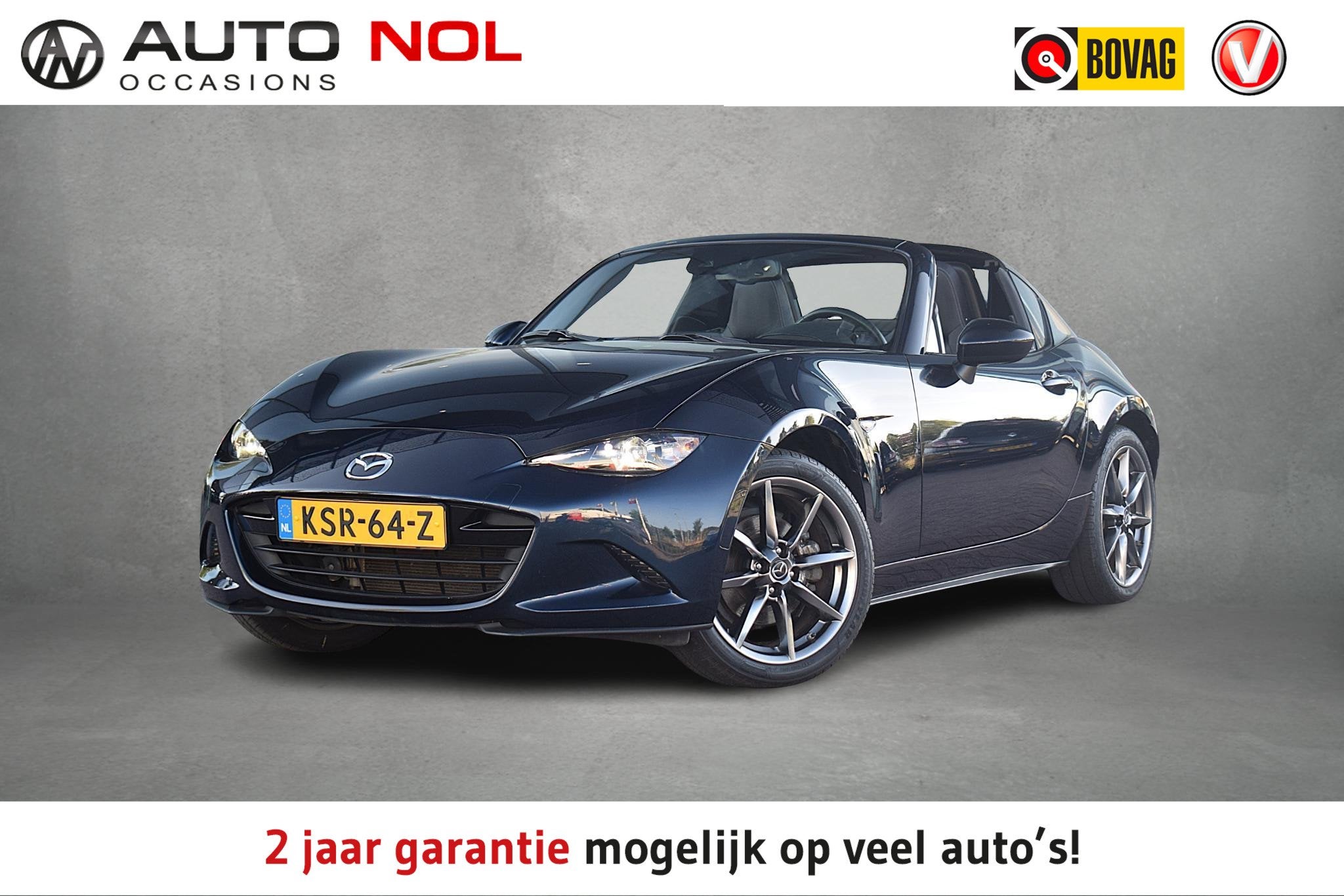 Mazda MX-5 RF 2.0 SkyActiv-G 184 Exclusive-Line | Hardtop |, Auto's, Keurmerk '100% Onderhouden', 1998 cc, Achterwielaandrijving