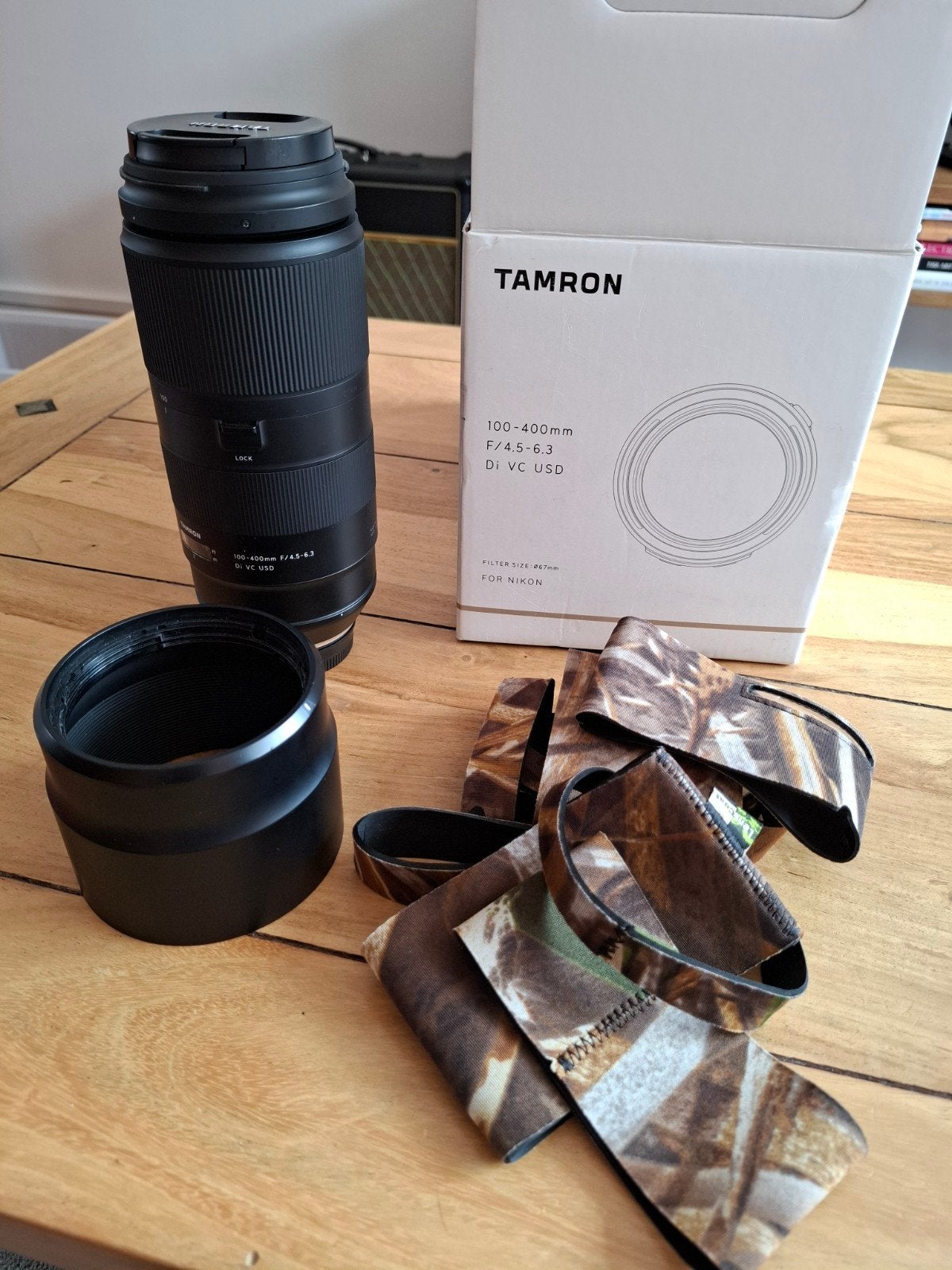 Tamron 100-400mm F/4.5-6.3 Di VC USD Telelens voor Nikon, Audio, Tv en Foto, Fotografie | Lenzen en Objectieven, 400 mm, Zo goed als nieuw