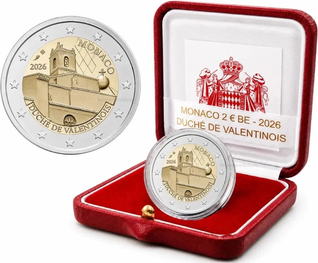 Speciale 2 Euro MONACO 2026 “Hertogdom Valentinois” PROOF., Verzenden, Monaco, 2 euro