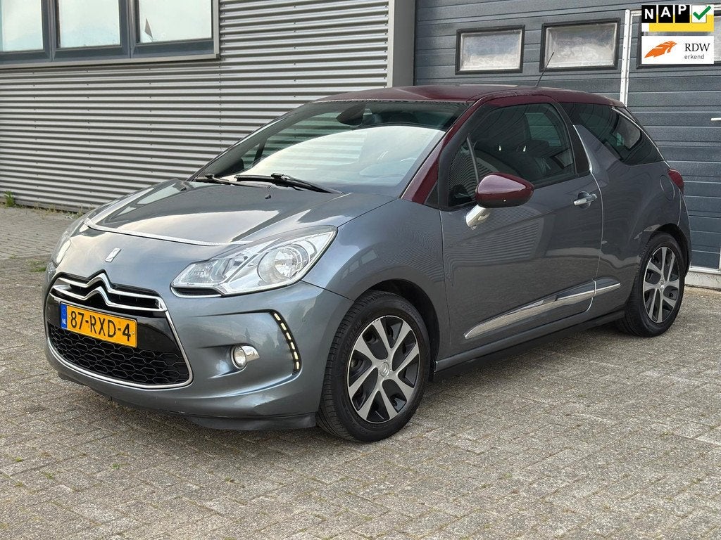 Citroen DS3 1.6 e-HDi So Chic RIJDT GOED! - APK., Auto's, Citroën, Voorwielaandrijving, Euro 5, 28 km/l, Gebruikt