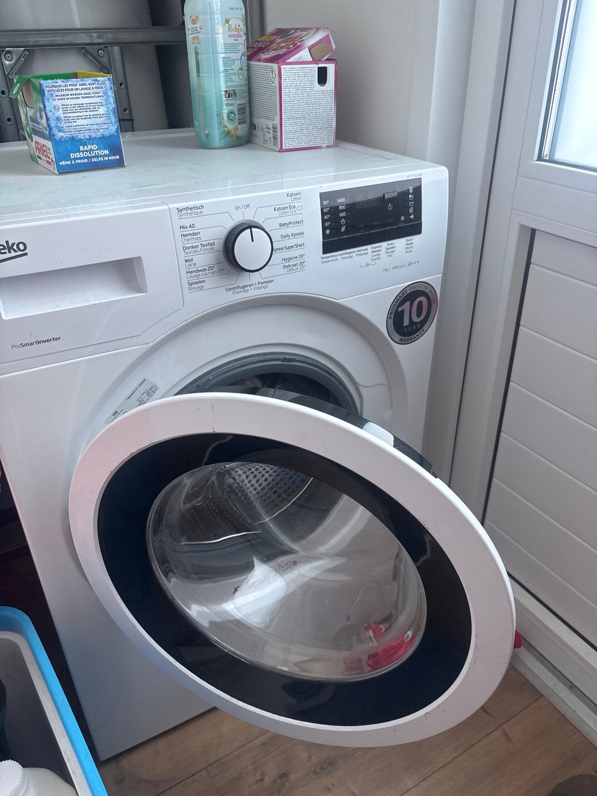 Beko Wasmachine WTV7732 met 7kg inhoud en 1400 toeren, Gebruikt, Ophalen of Verzenden, 85 tot 90 cm, 1200 tot 1600 toeren