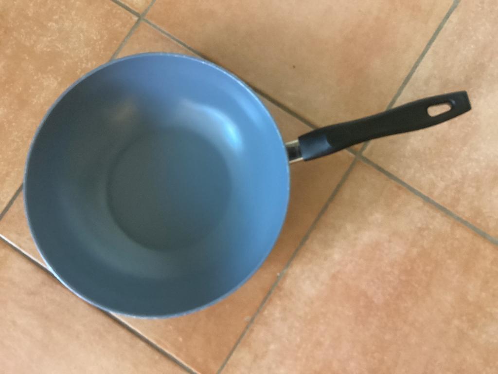 Wok, Ophalen, Gebruikt, Gietijzer, Wok