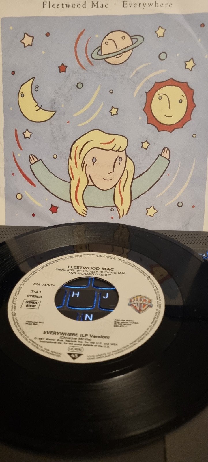 Fleetwood Mac - Everywhere (LP Version) 7 inch vinyl, Gebruikt, Pop, 7 inch, Ophalen of Verzenden