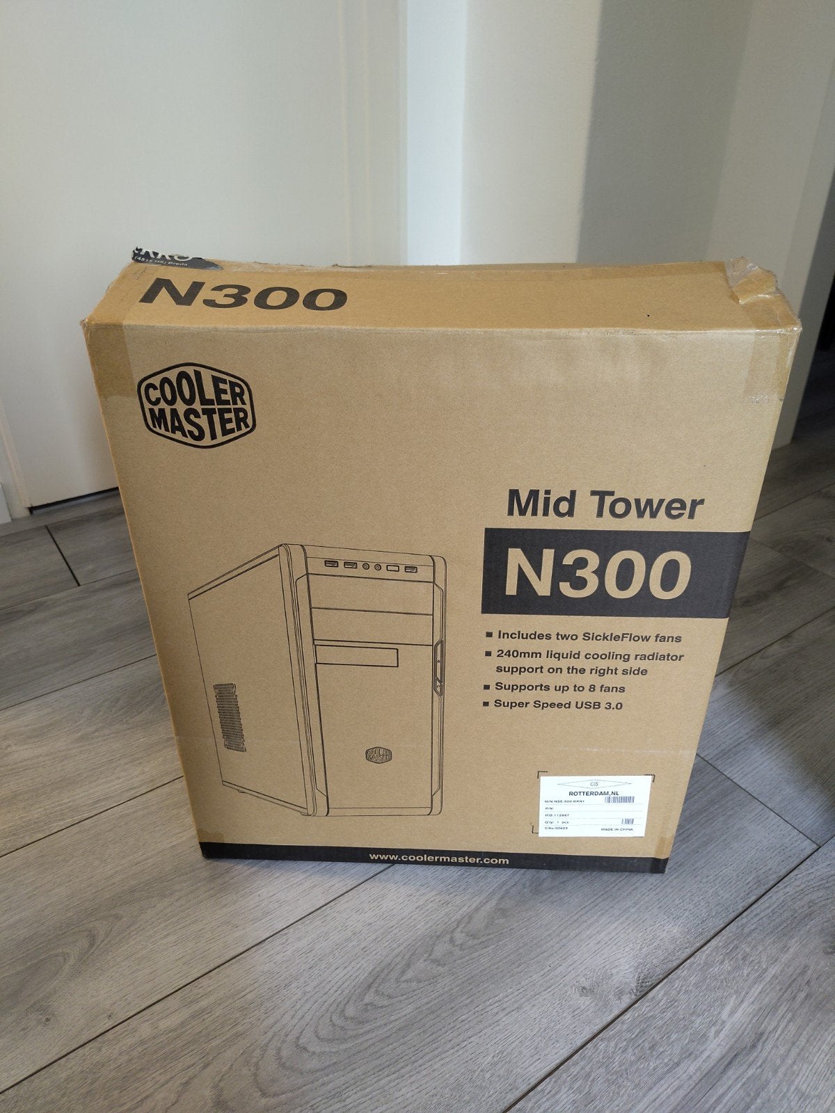 Cooler Master N300 Mid Tower PC-behuizing - gebruikt, Ophalen, Gebruikt