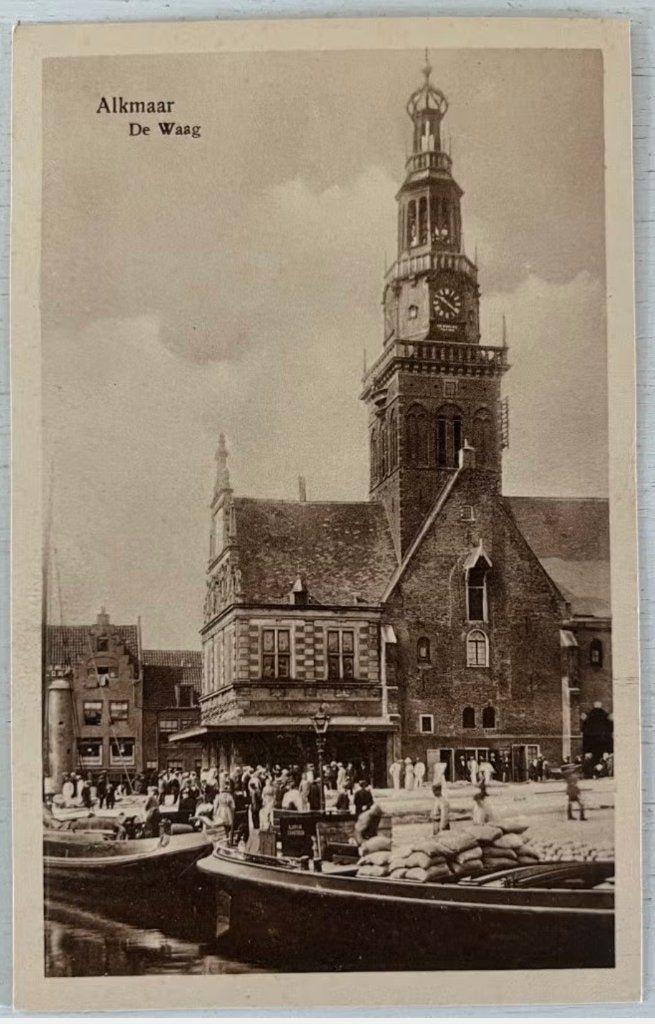 Oude Ansichtkaart - Alkmaar - De Waag, Ophalen of Verzenden, Voor 1920, Ongelopen, Noord-Holland