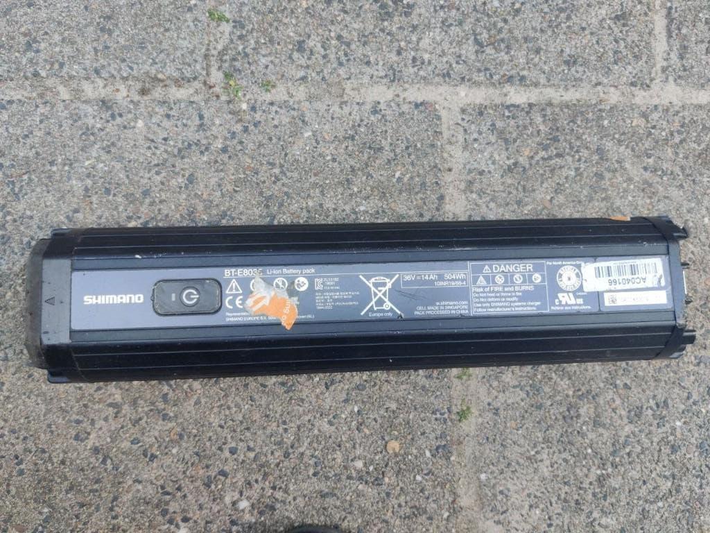 Shimano Steps BT-E8035 504Wh E-Bike Battery, Fietsen en Brommers, Ophalen of Verzenden, Gebruikt