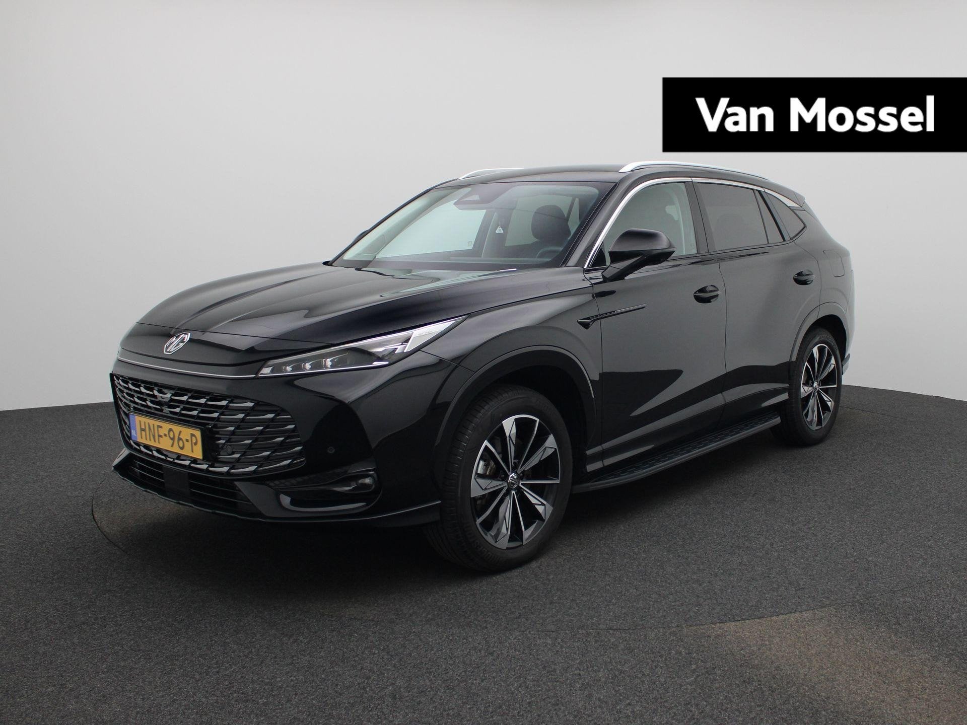 MG HS PHEV 1.5 Aut. Luxury | 100km Electrisch | Navi | CarPl, Auto's, 12 maanden, Stof, Gebruikt, 4 cilinders